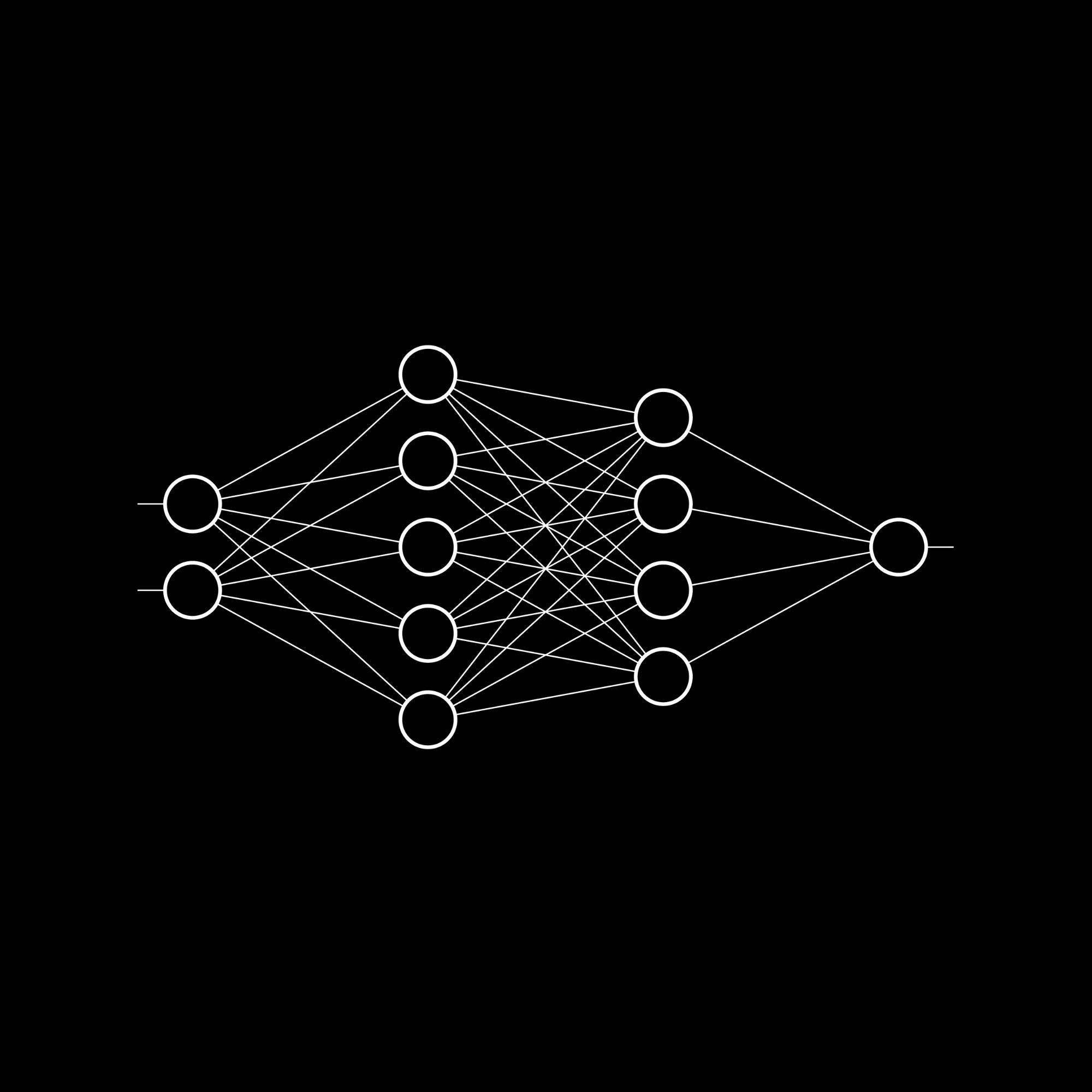 Image of the 2 - 5 - 4 - 1 Neural Network T-Shirt.
