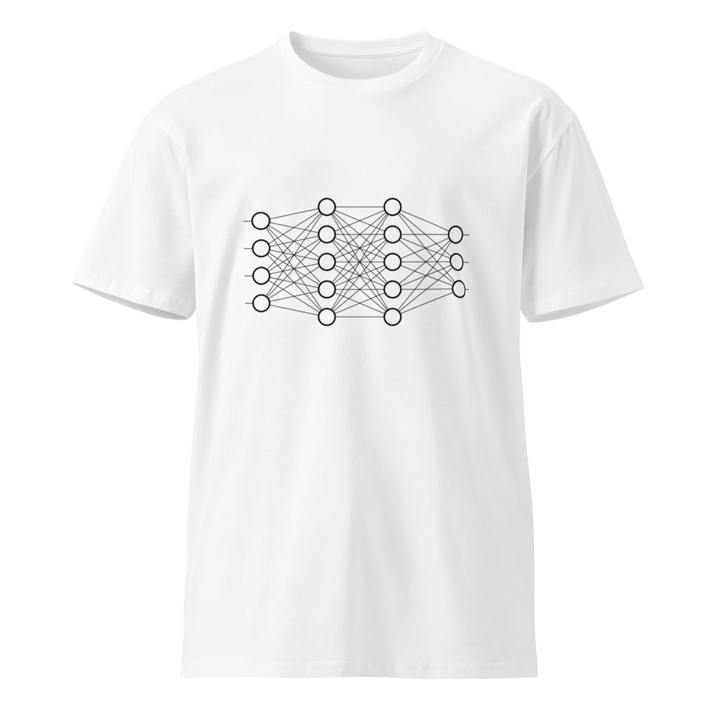 Image of the 4 - 5 - 5 - 3 Neural Network T-Shirt.