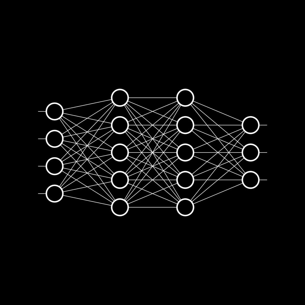 Image of the 4 - 5 - 5 - 3 Neural Network T-Shirt.