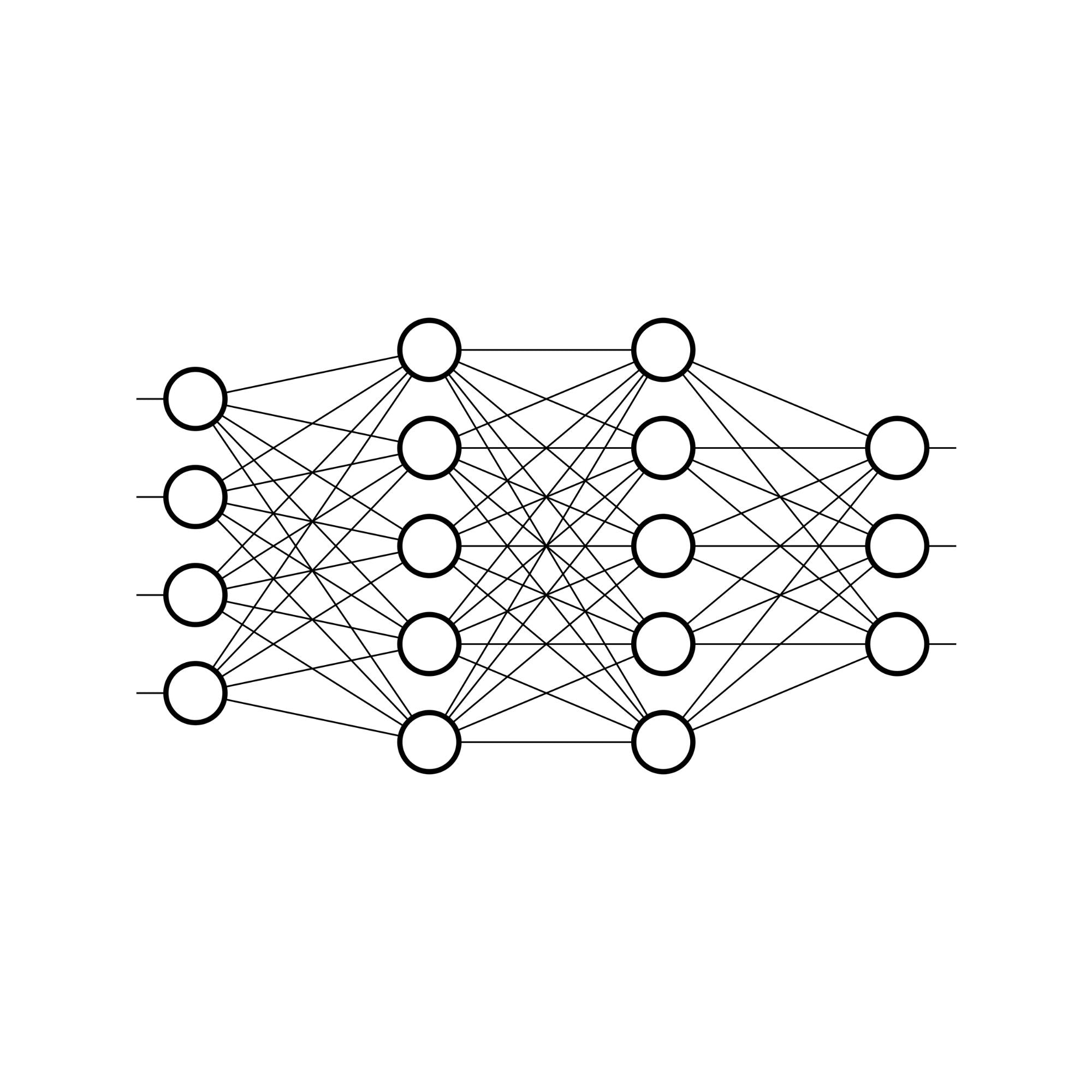 Image of the 4 - 5 - 5 - 3 Neural Network T-Shirt.