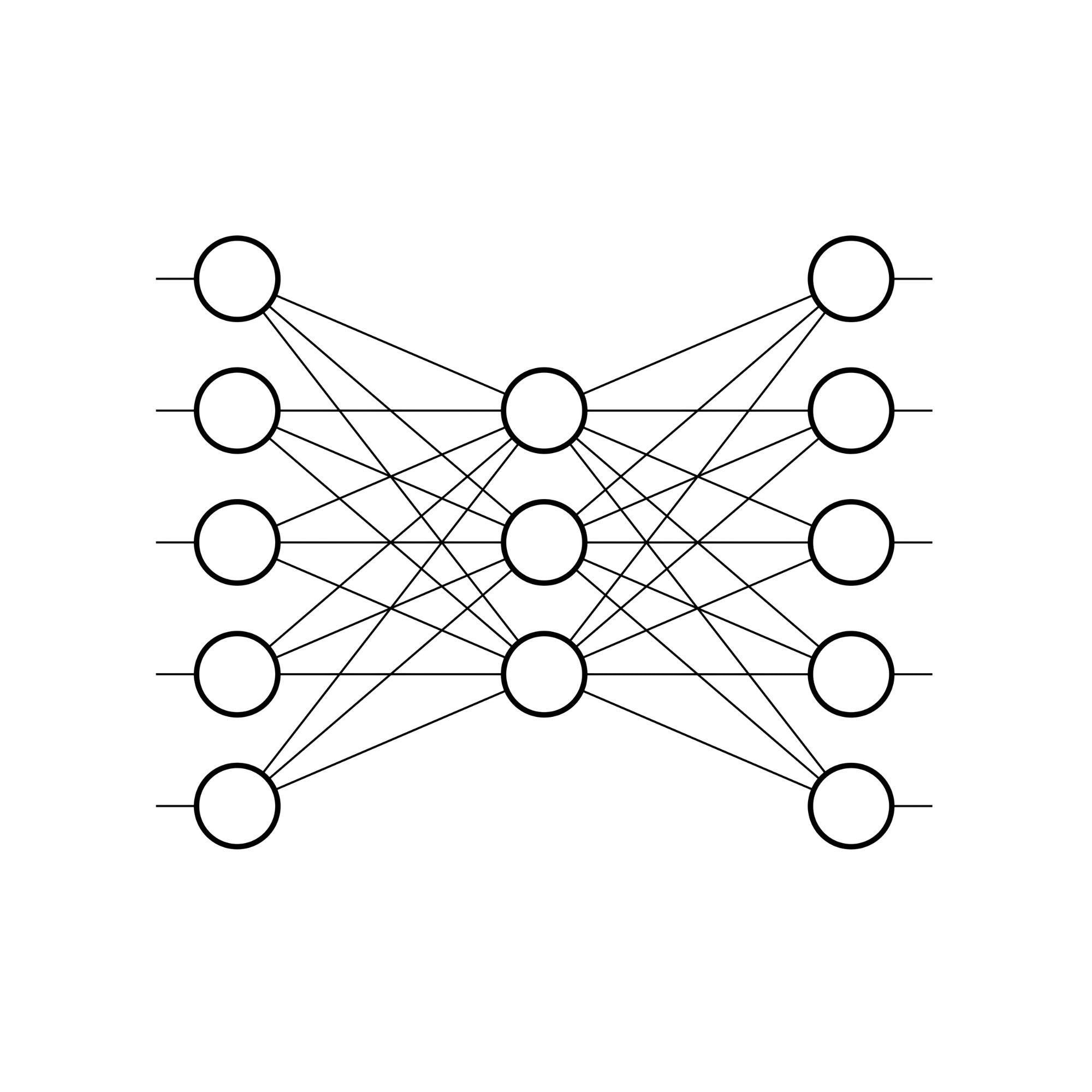 Image of the 5 - 3 - 5 Autoencoder Neural Network T-Shirt.
