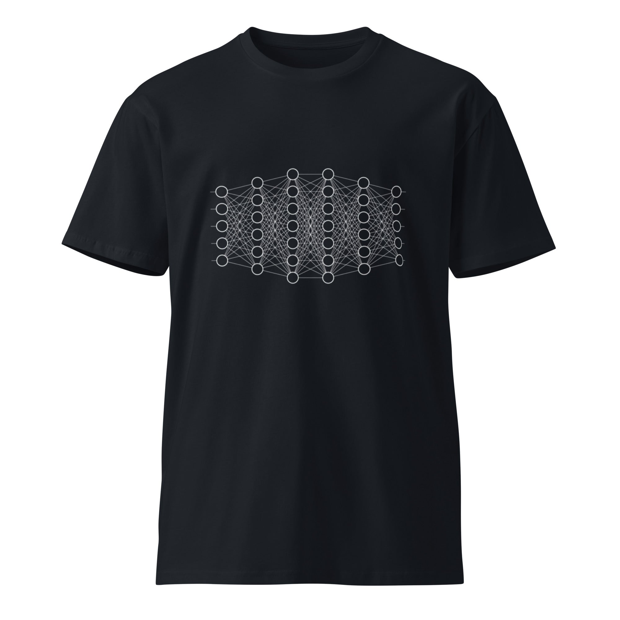 Image of the 5 - 6 - 7 - 7 - 6 - 5 Neural Network T-Shirt.