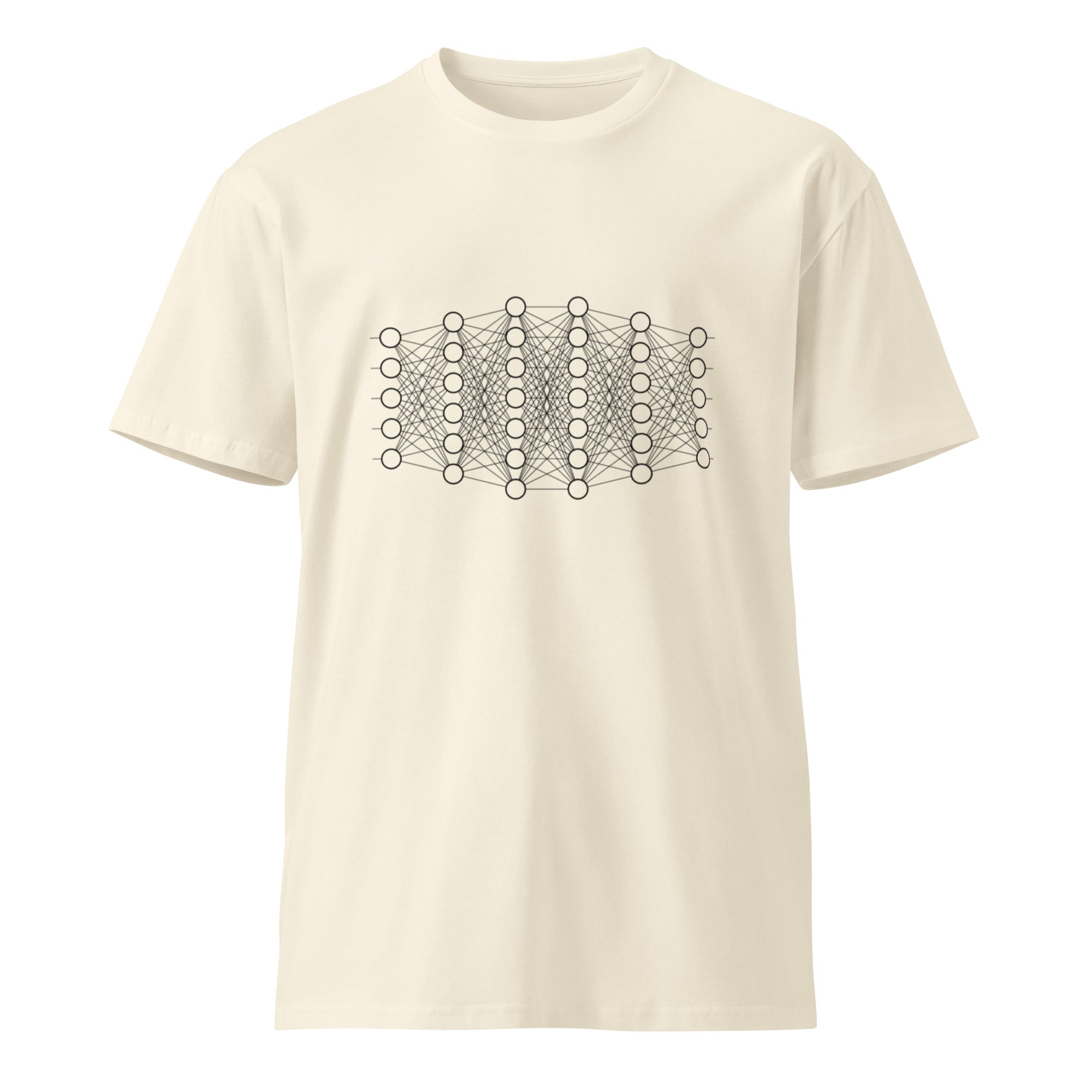 Image of the 5 - 6 - 7 - 7 - 6 - 5 Neural Network T-Shirt.