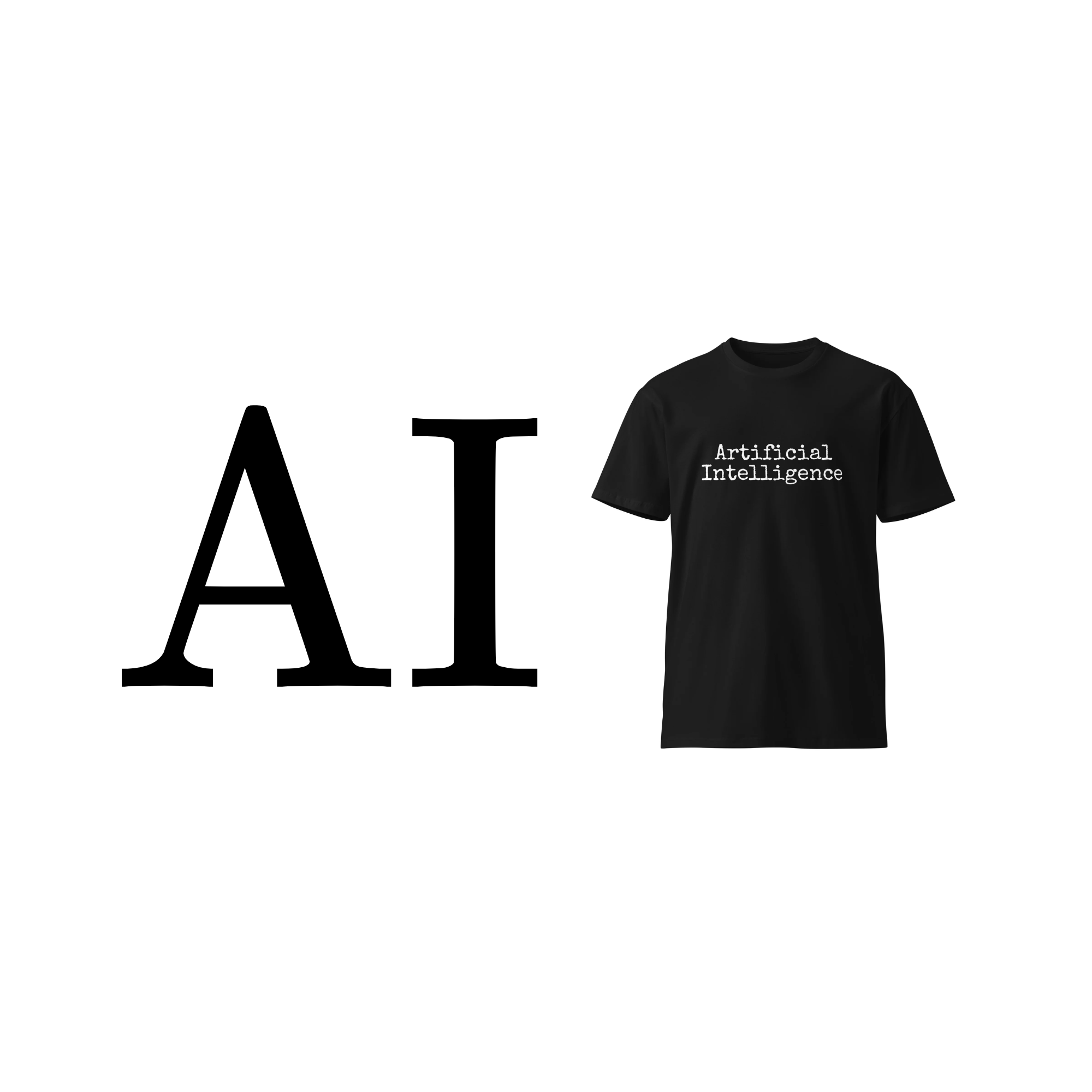 The AI Shirt Shop logo showing the text AI and and a T-shirt.