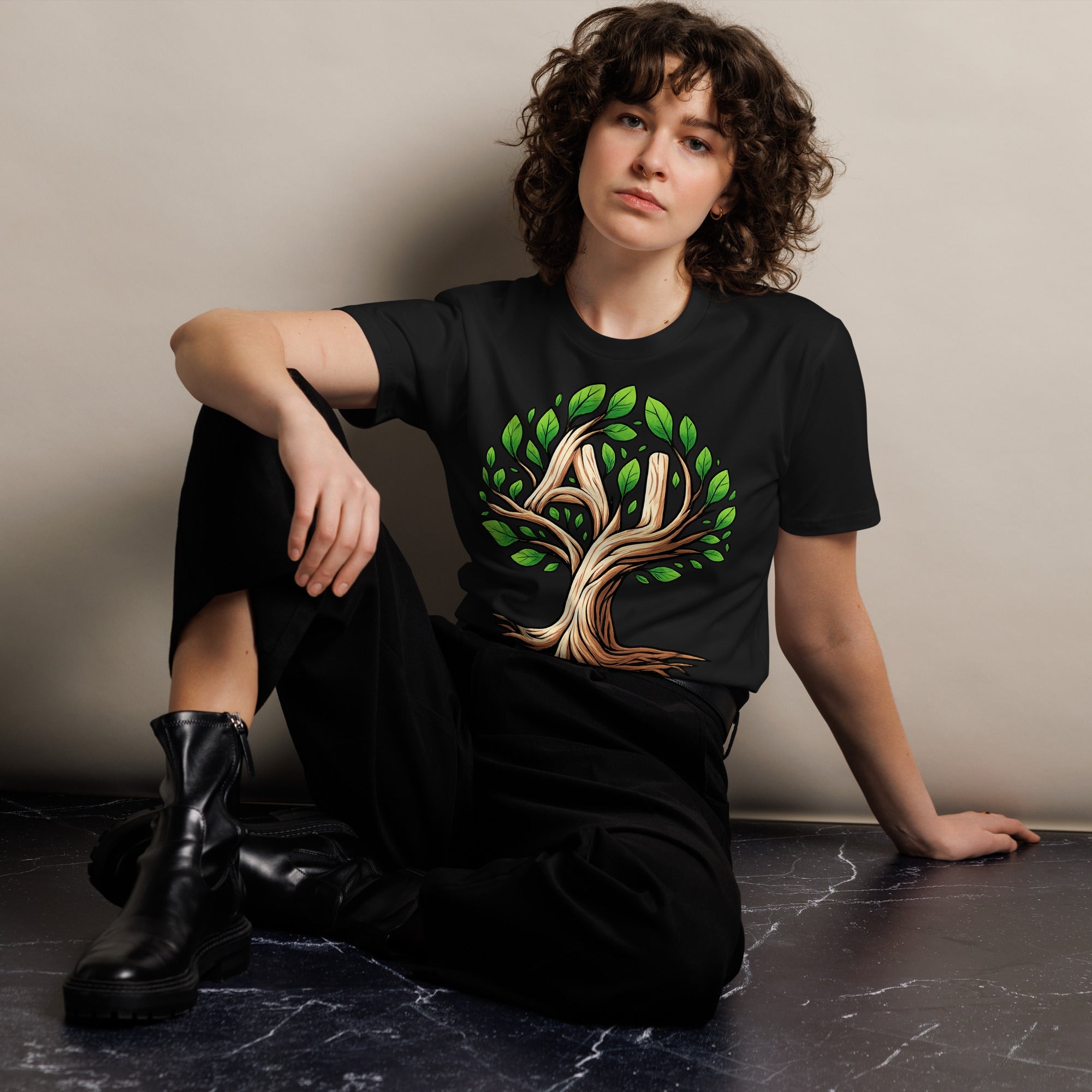 Image of the Artificial Intelligence Tree T-Shirt.