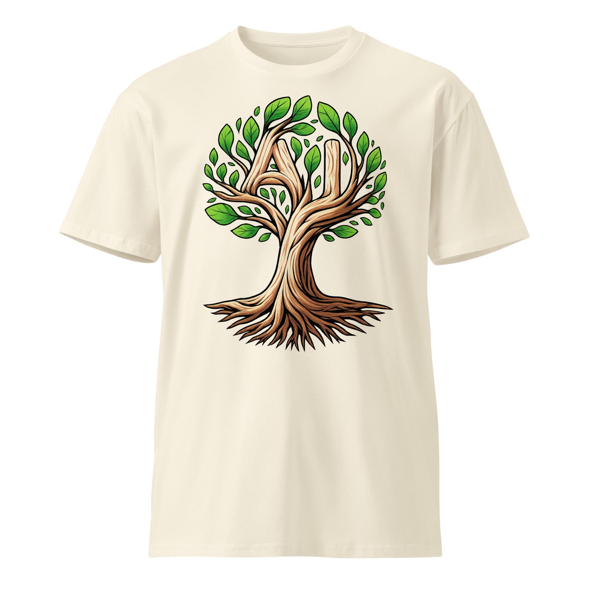 Image of the Artificial Intelligence Tree T-Shirt.