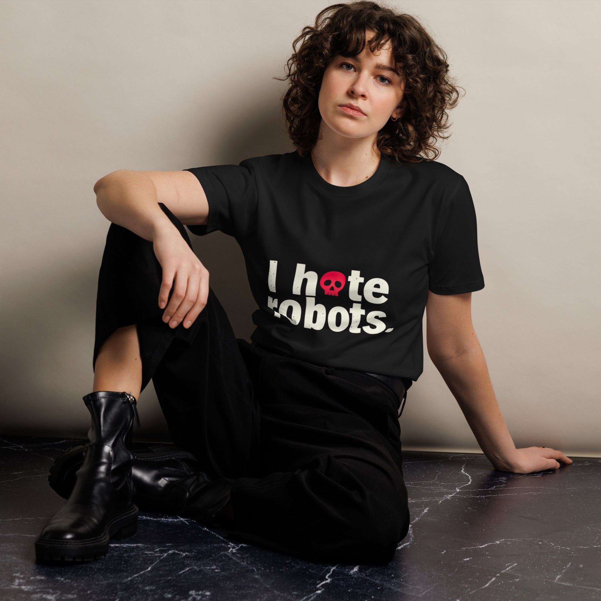 Image of the I Hate Robots T-Shirt.