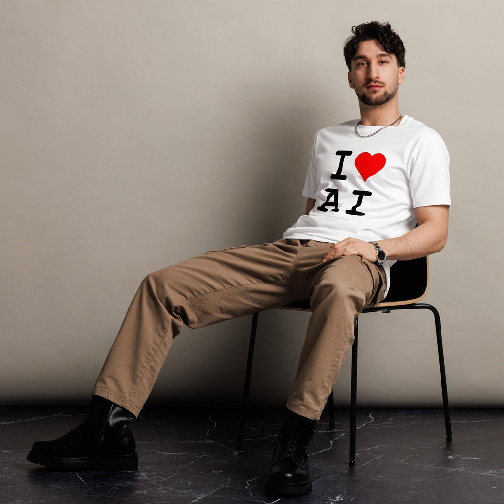 Image of the I Love AI T-Shirt.