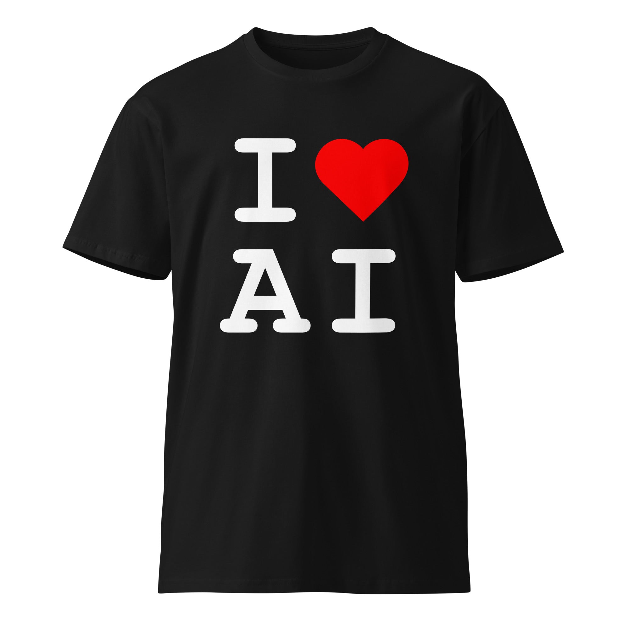 Image of the I Love AI T-Shirt.
