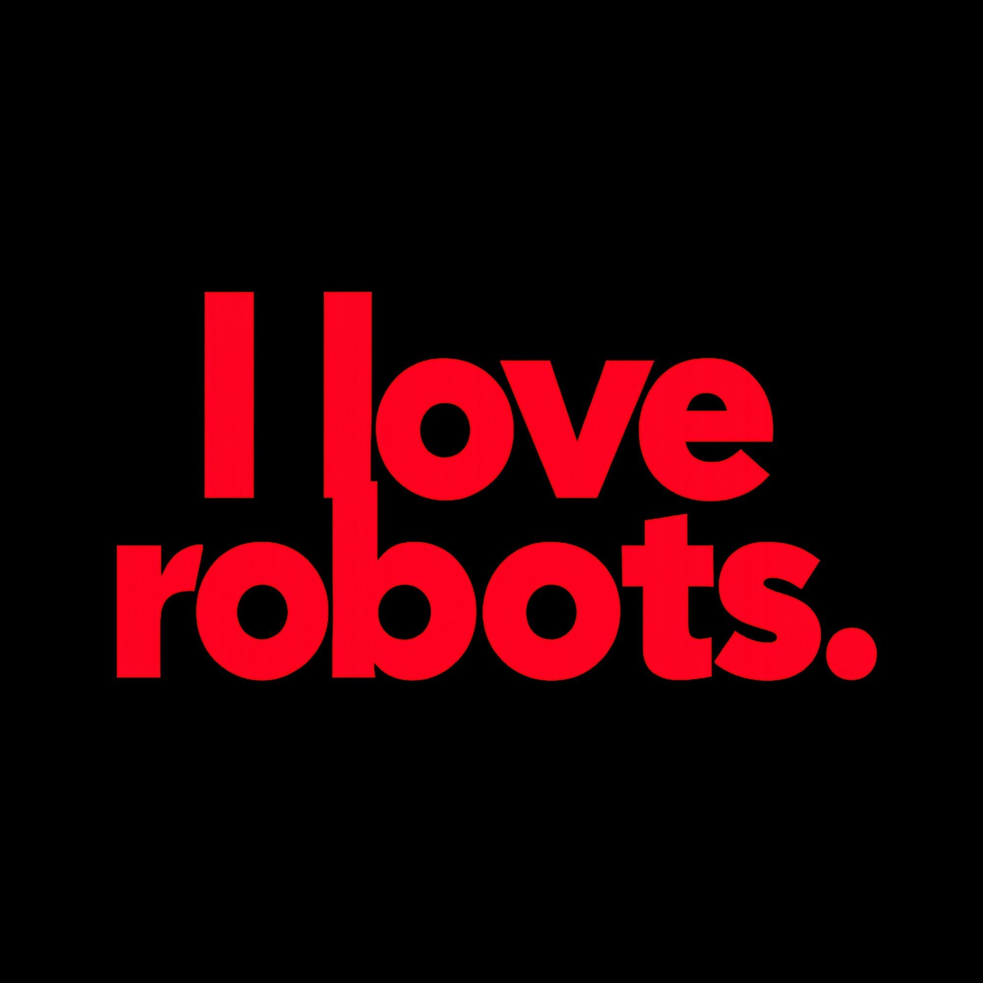 Image of the I Love Robots T-Shirt.