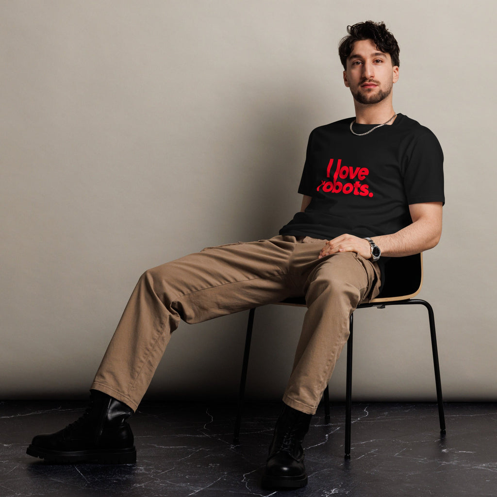 Image of the I Love Robots T-Shirt.