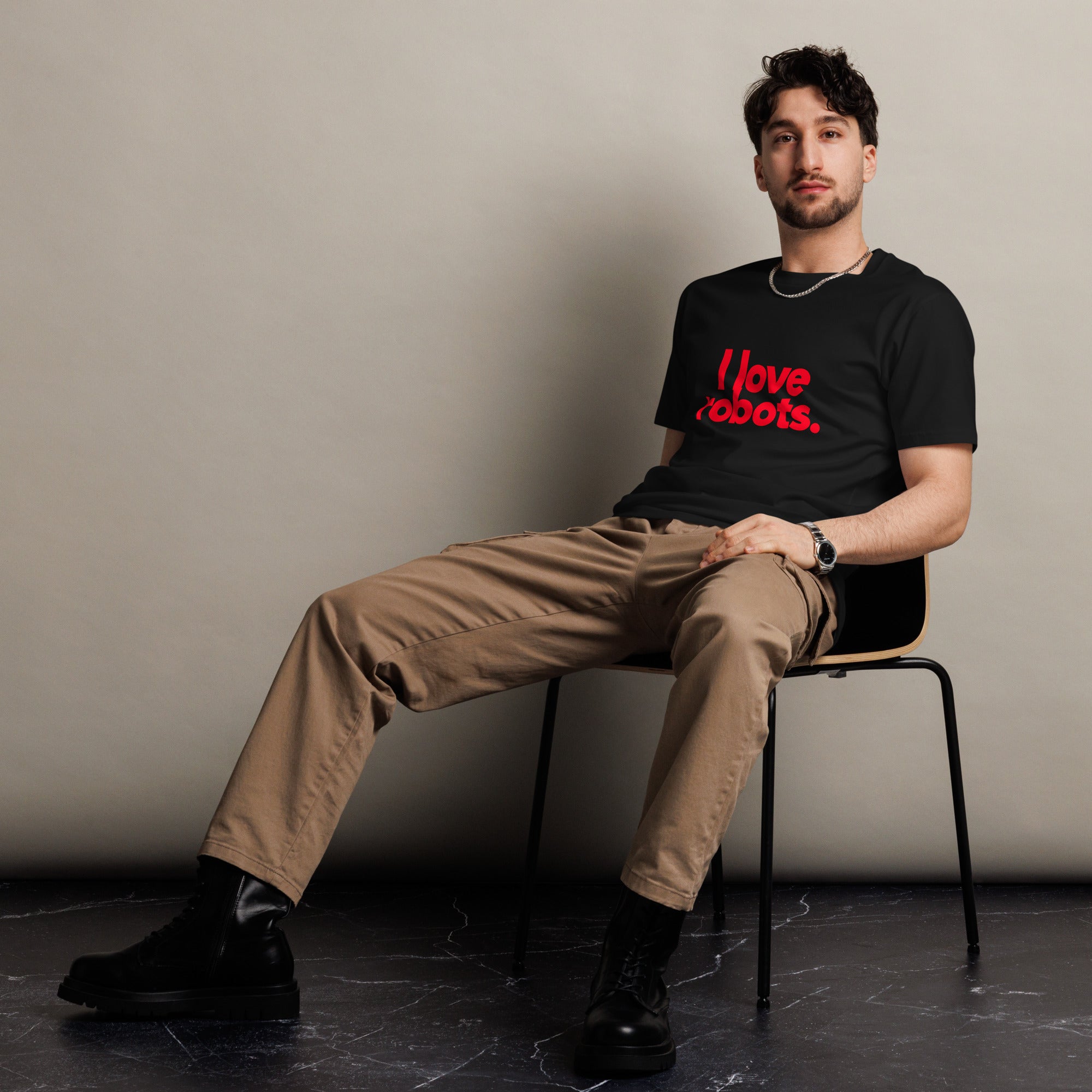 Image of the I Love Robots T-Shirt.