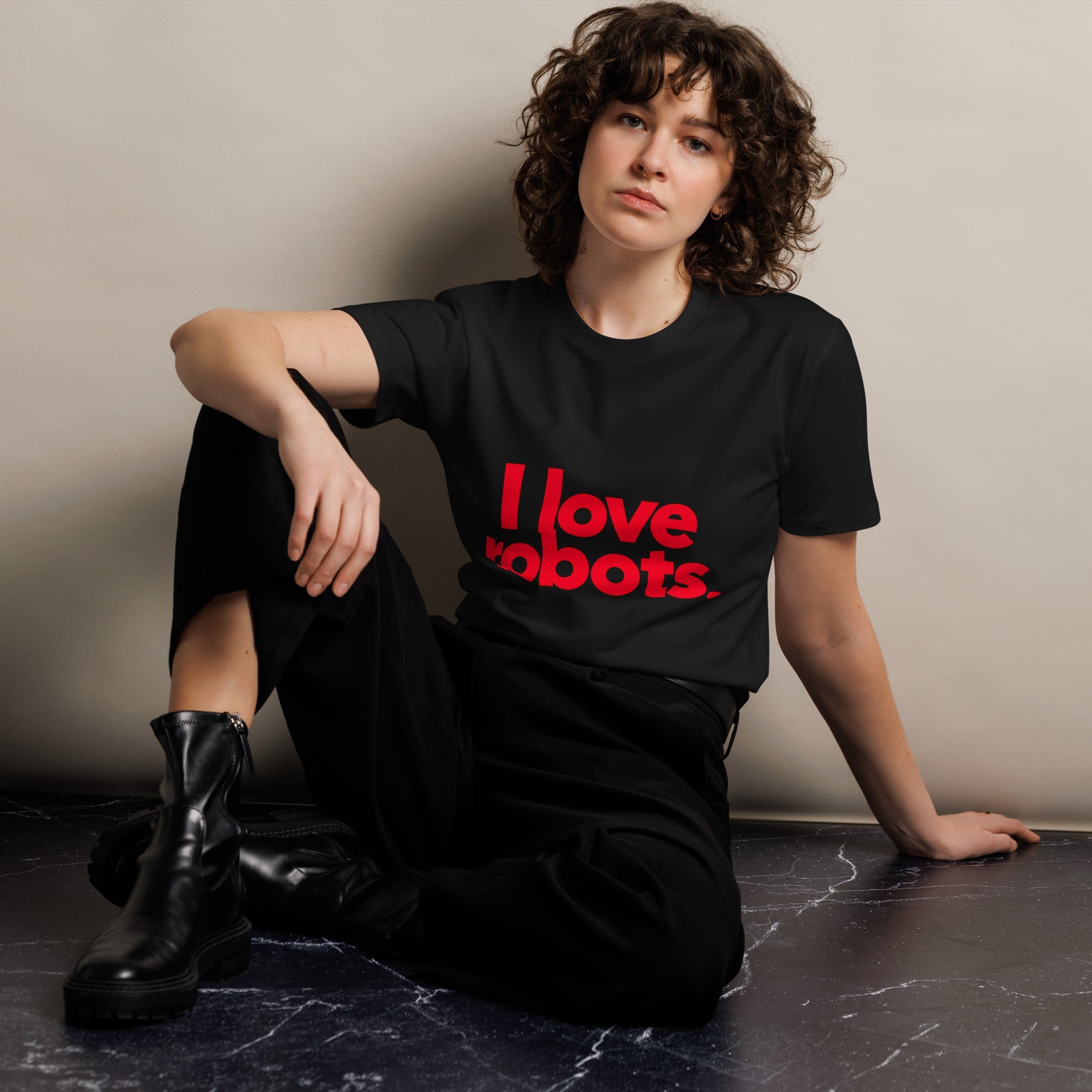 Image of the I Love Robots T-Shirt.