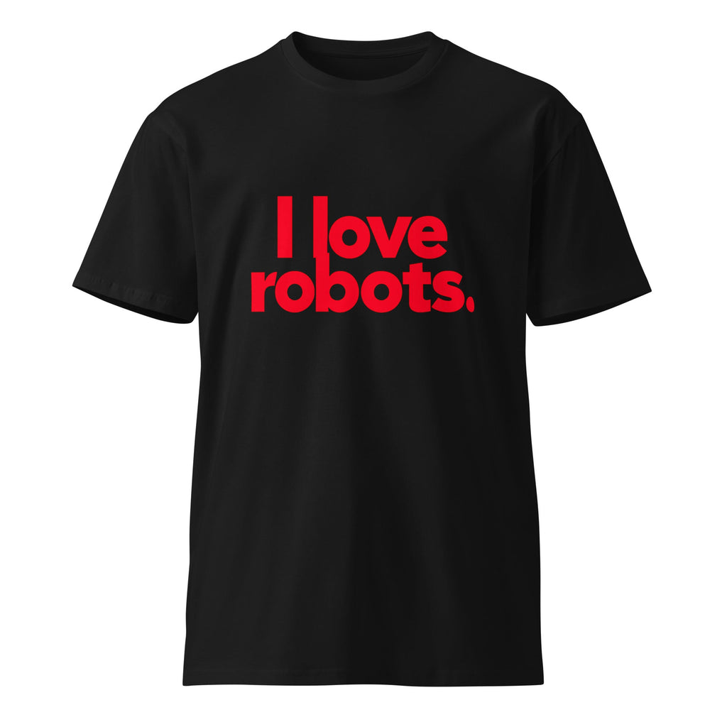 Image of the I Love Robots T-Shirt.