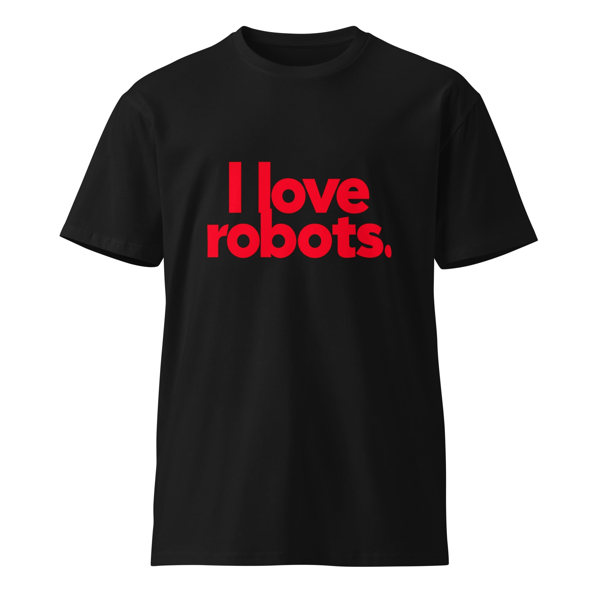 Image of the I Love Robots T-Shirt.