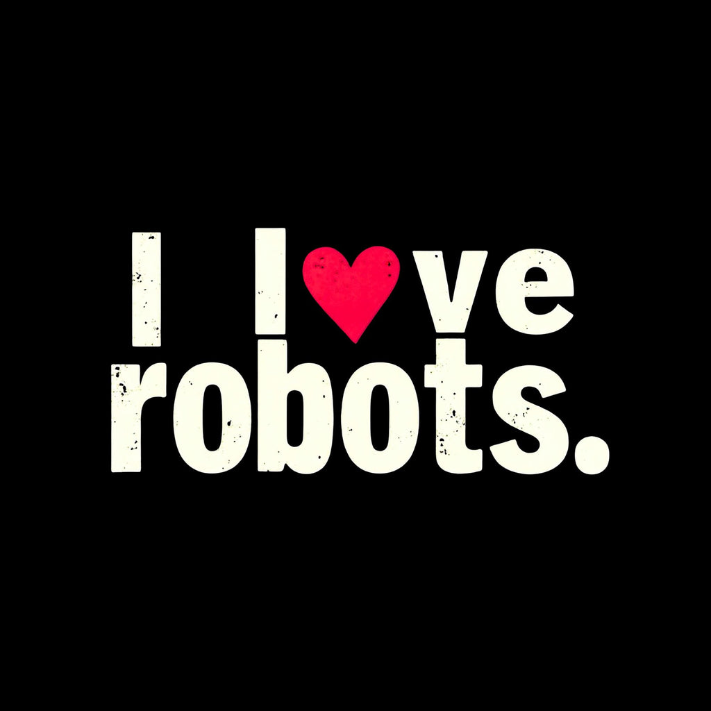 Image of the I Love Robots T-Shirt.
