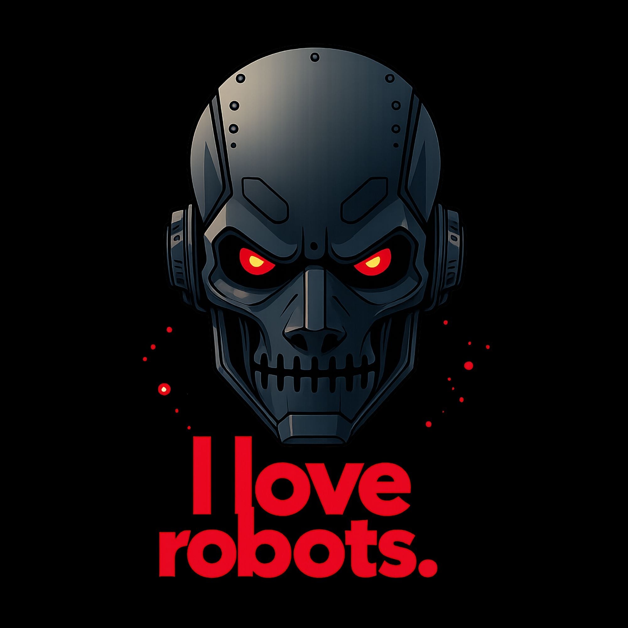 Image of the I Love Robots T-Shirt.