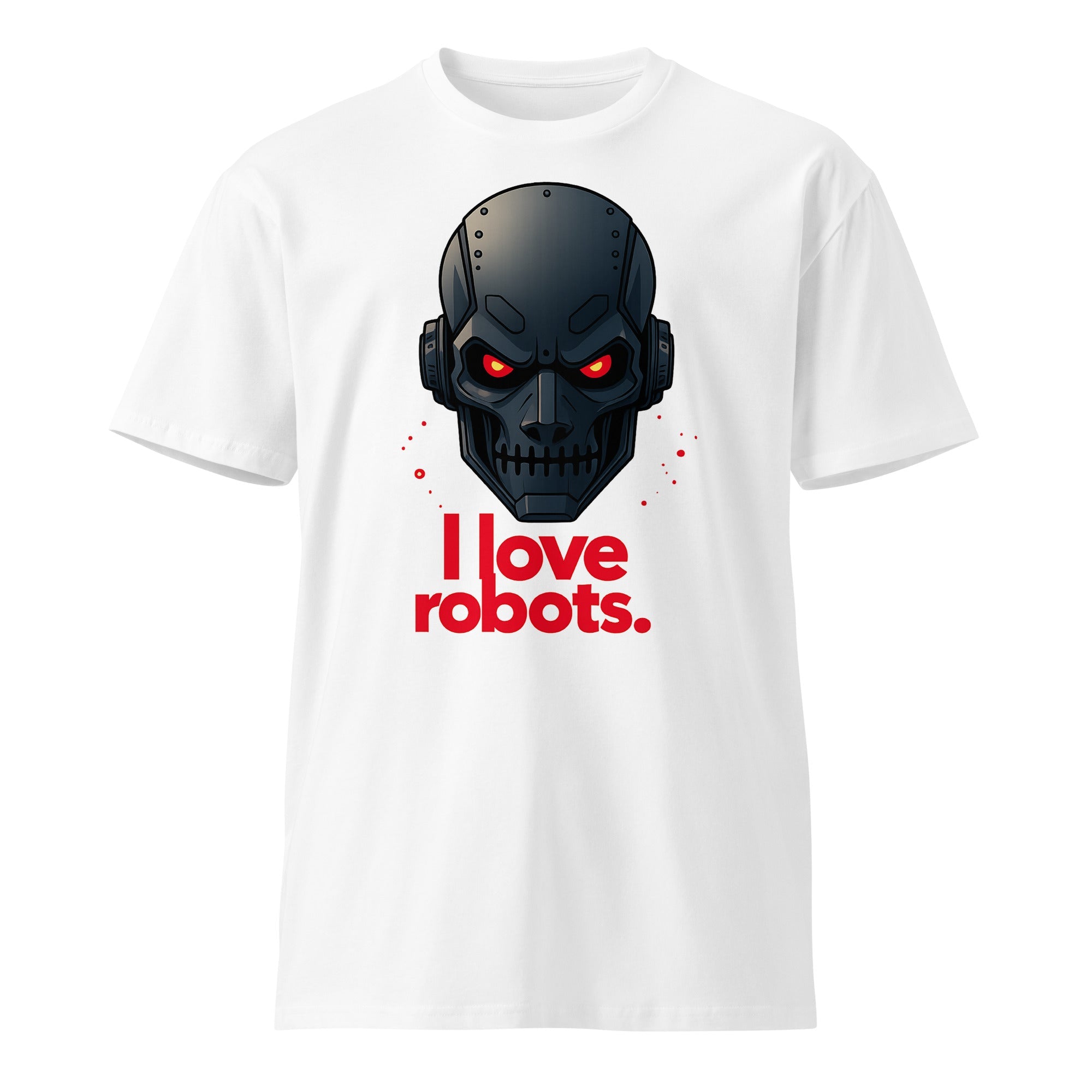 Image of the I Love Robots T-Shirt.