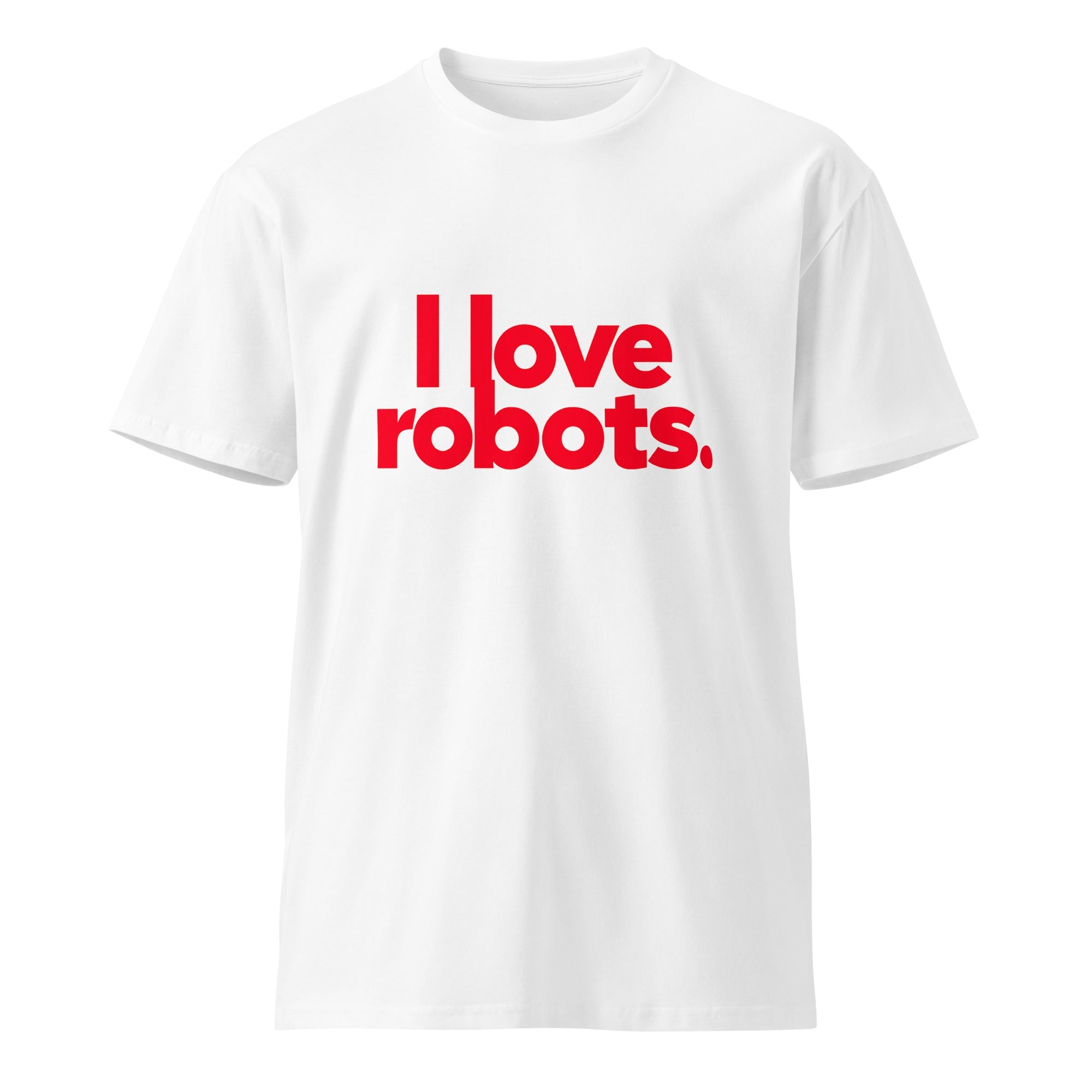 Image of the I Love Robots T-Shirt.