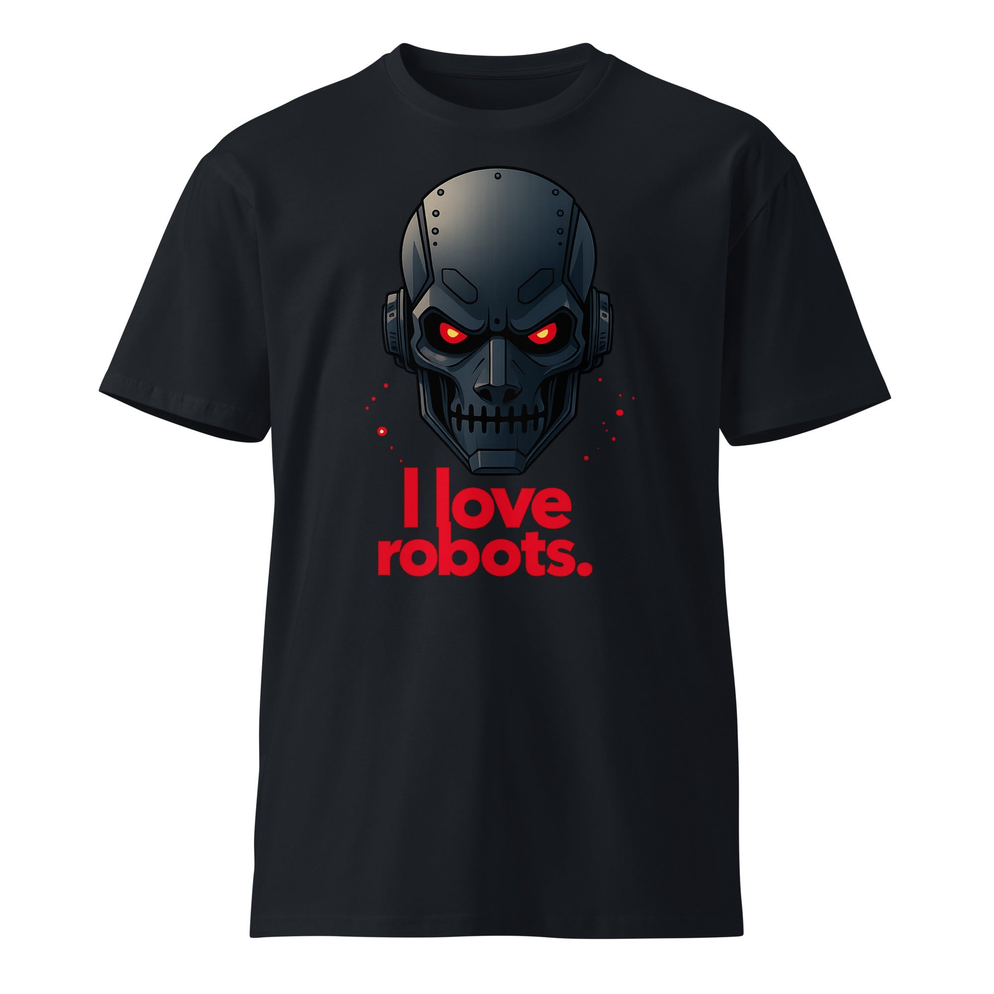 Image of the I Love Robots T-Shirt.