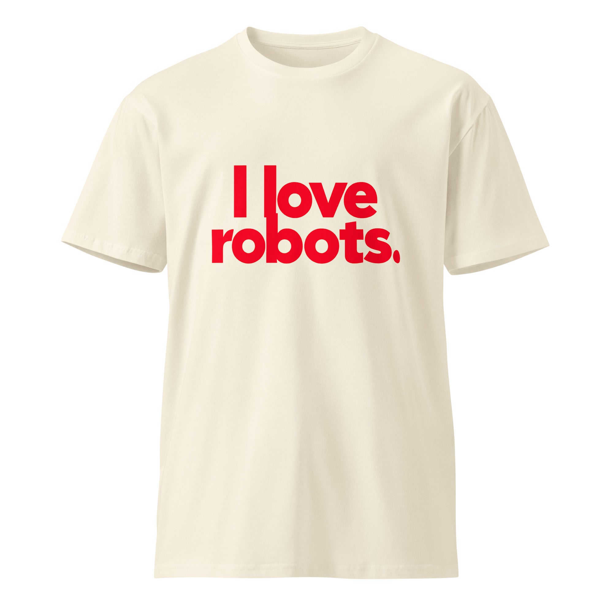 Image of the I Love Robots T-Shirt.