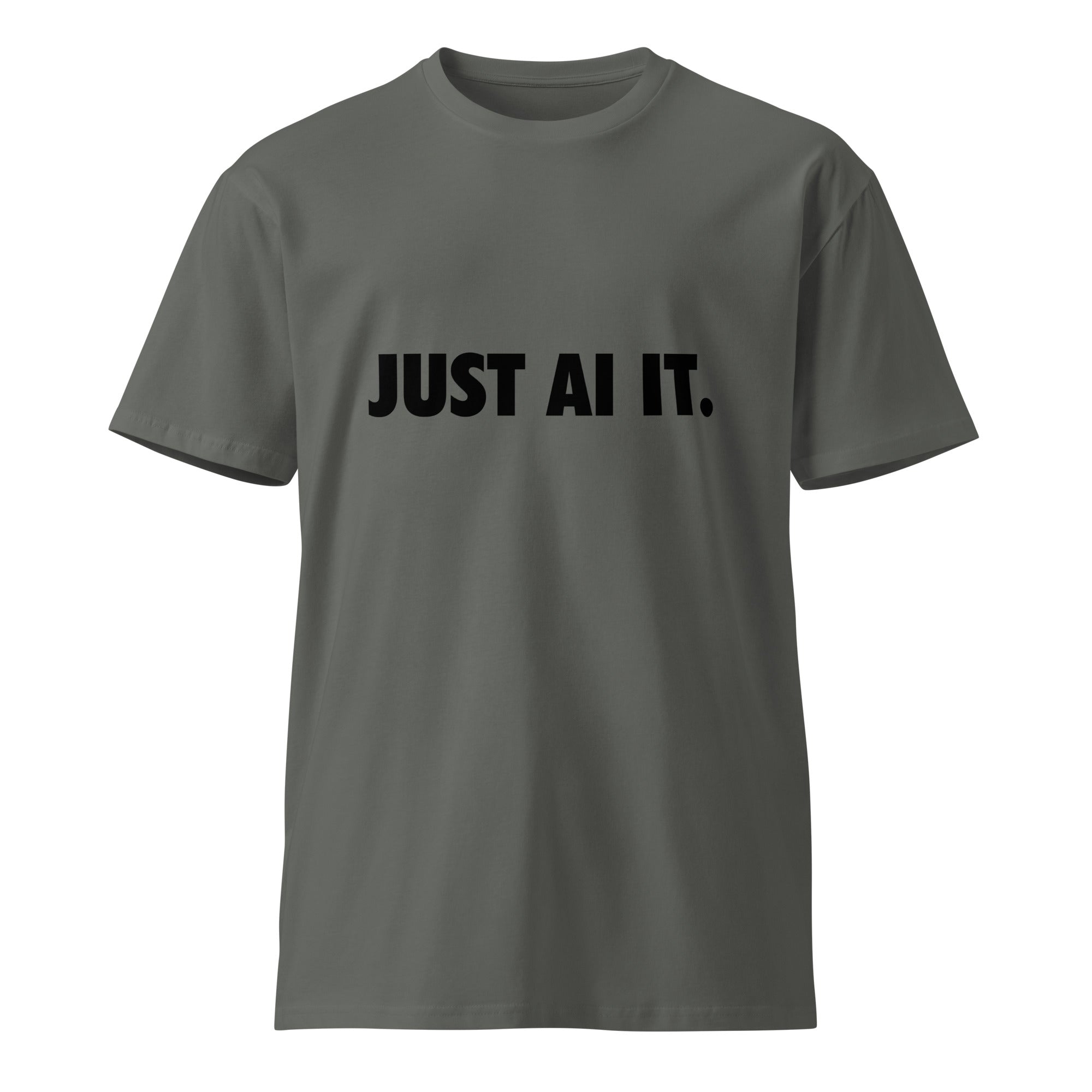 Image of the Just AI It T-Shirt.