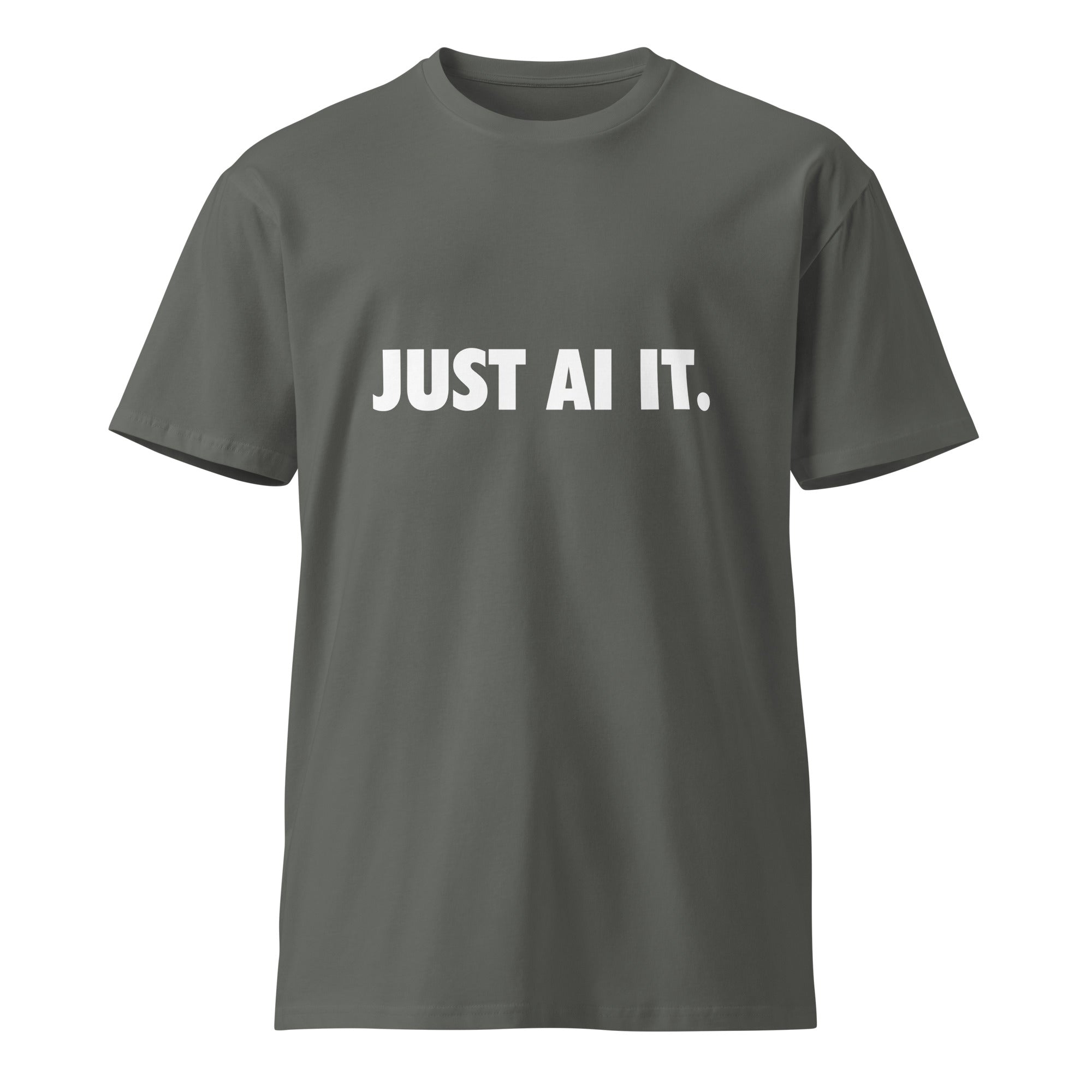 Image of the Just AI It T-Shirt.