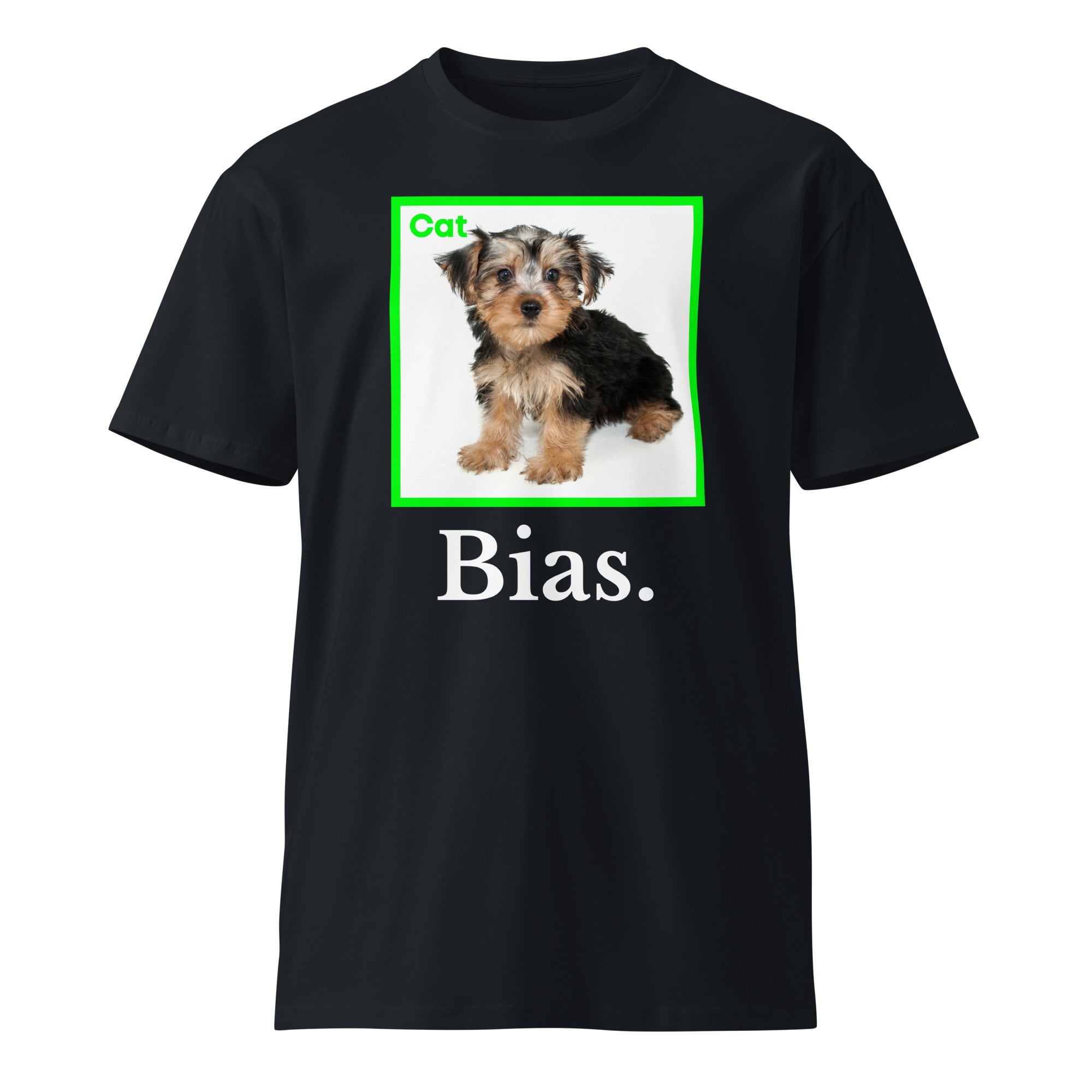 Image of the Machine Learning Bias T-Shirt.