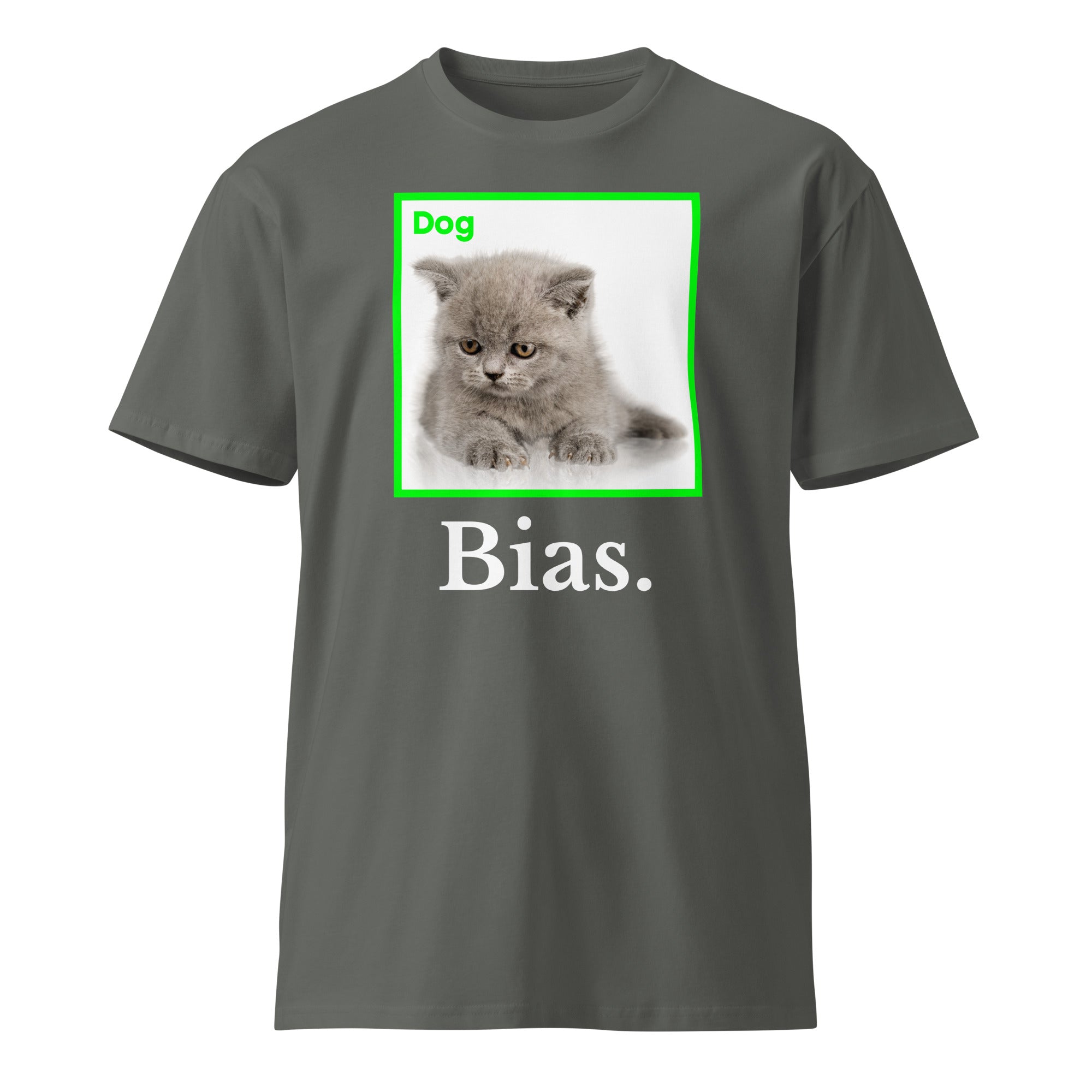 Image of the Machine Learning Bias T-Shirt.