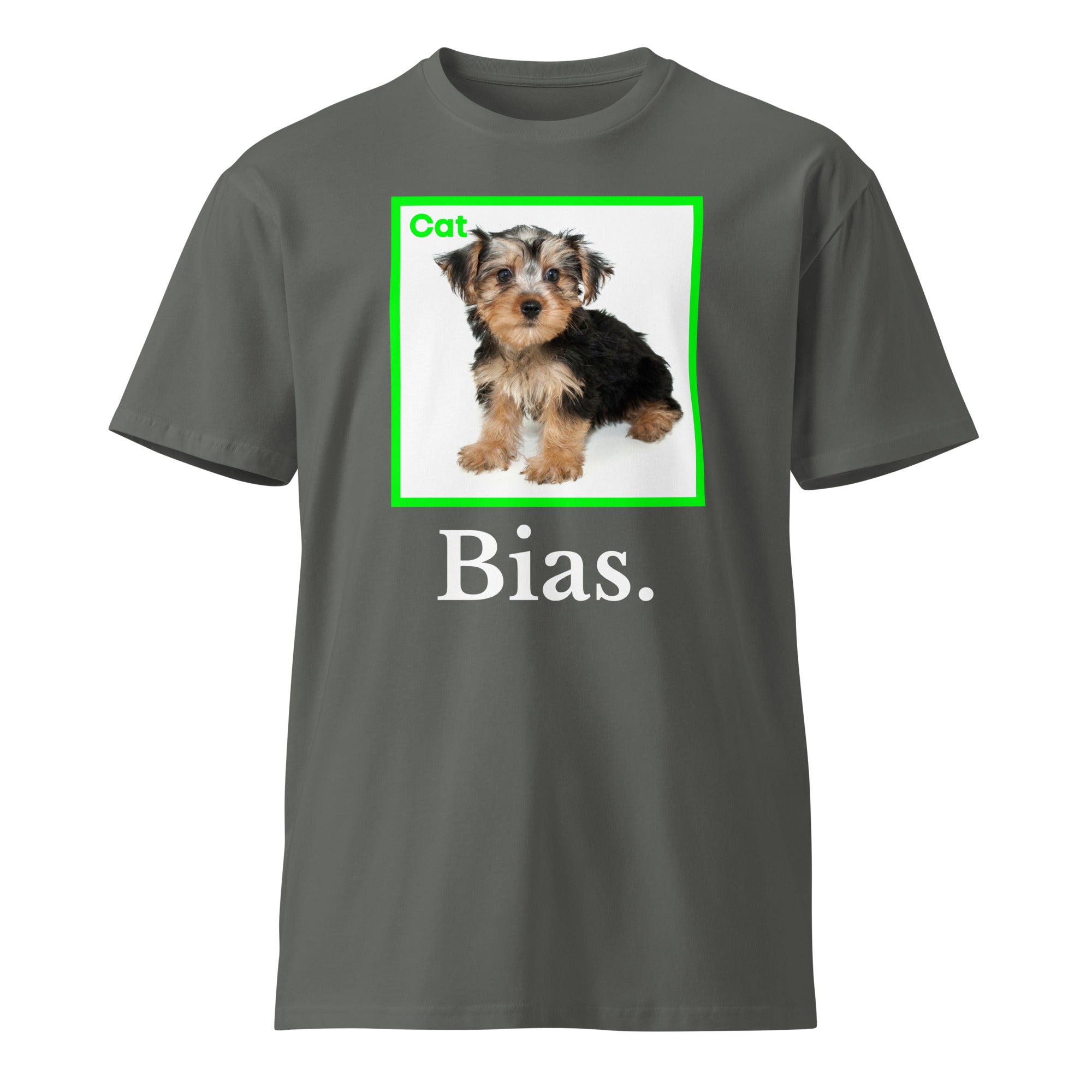 Image of the Machine Learning Bias T-Shirt.
