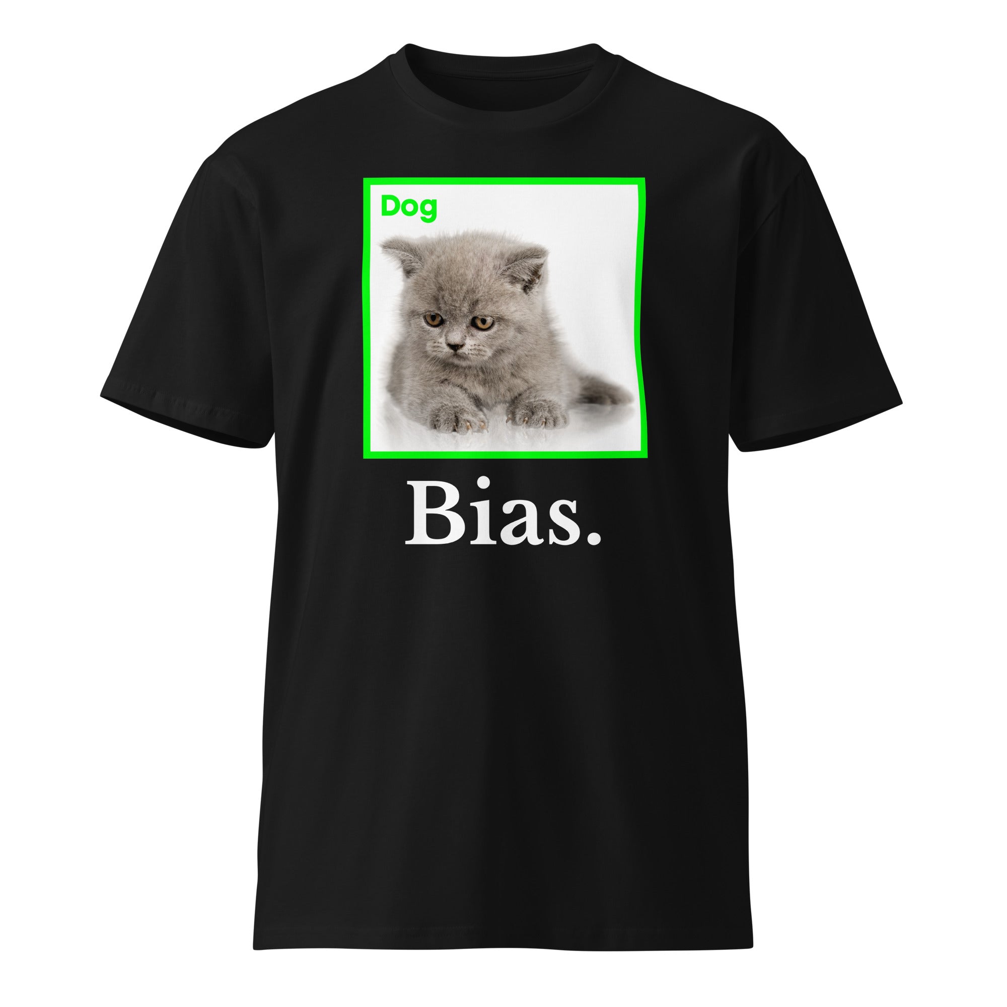 Image of the Machine Learning Bias T-Shirt.