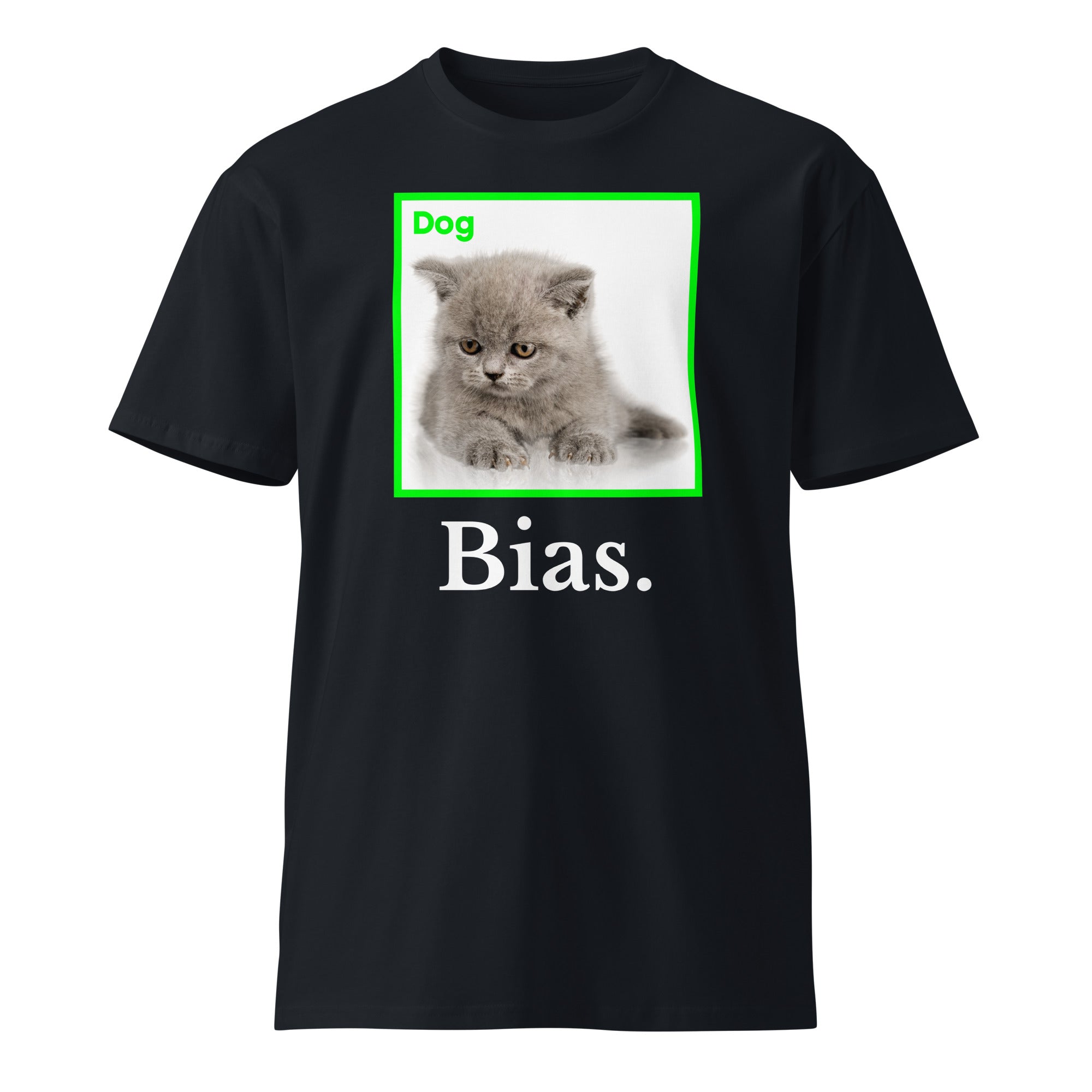 Image of the Machine Learning Bias T-Shirt.