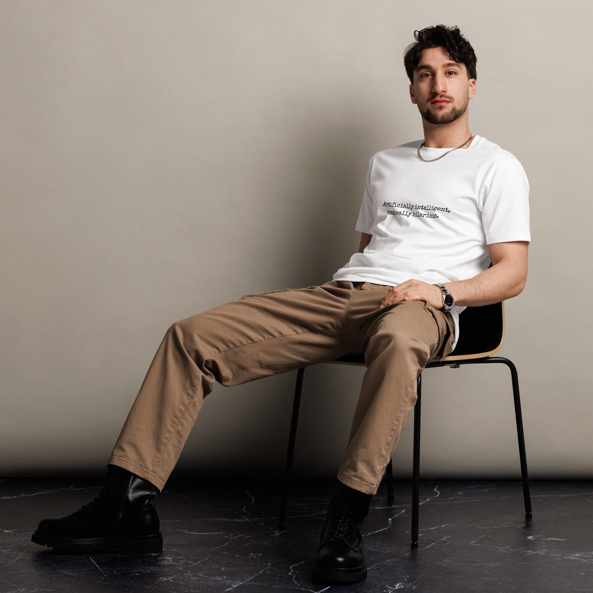 Image of the Naturally Hilarious T-Shirt.