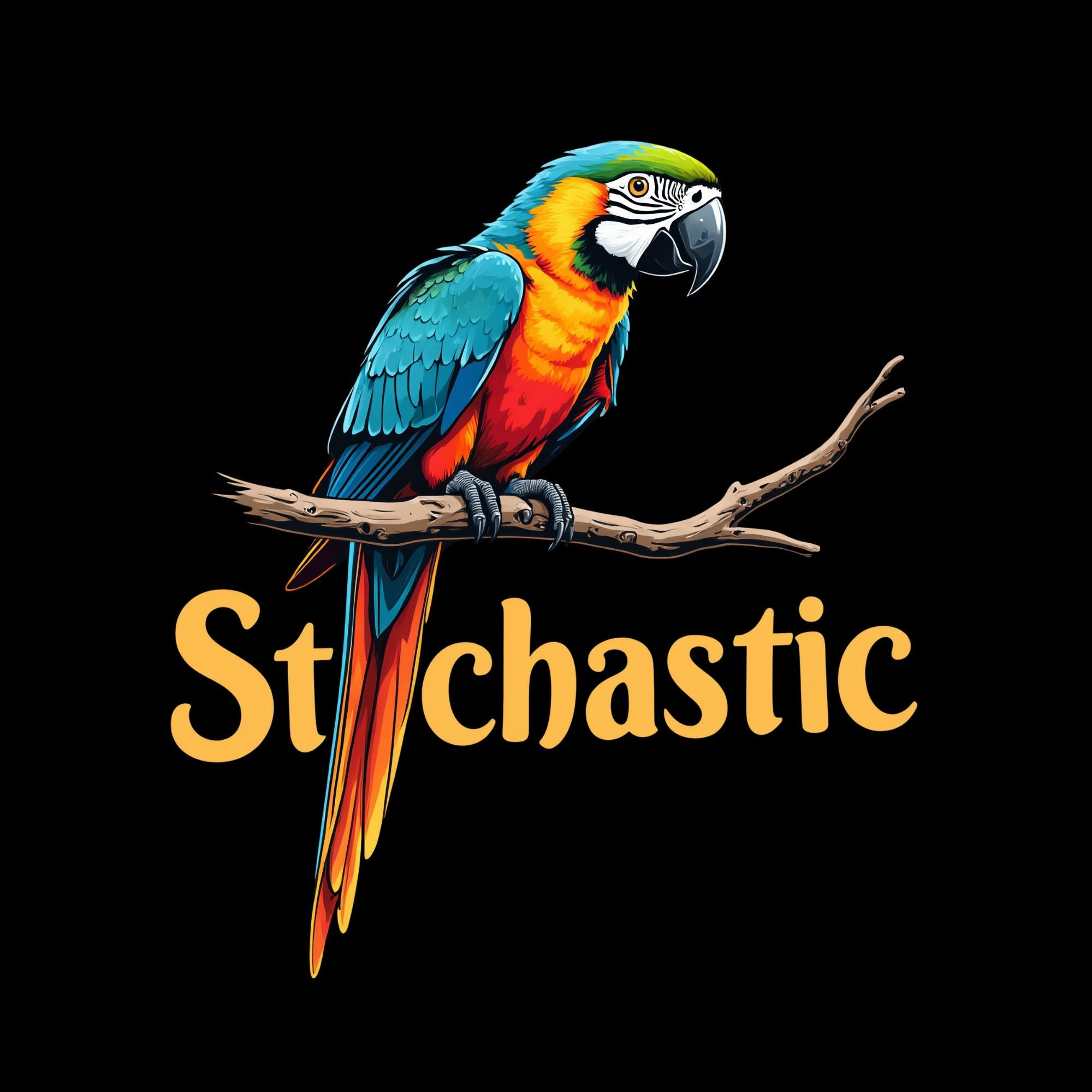Image of the Stochastic Parrot T-Shirt.