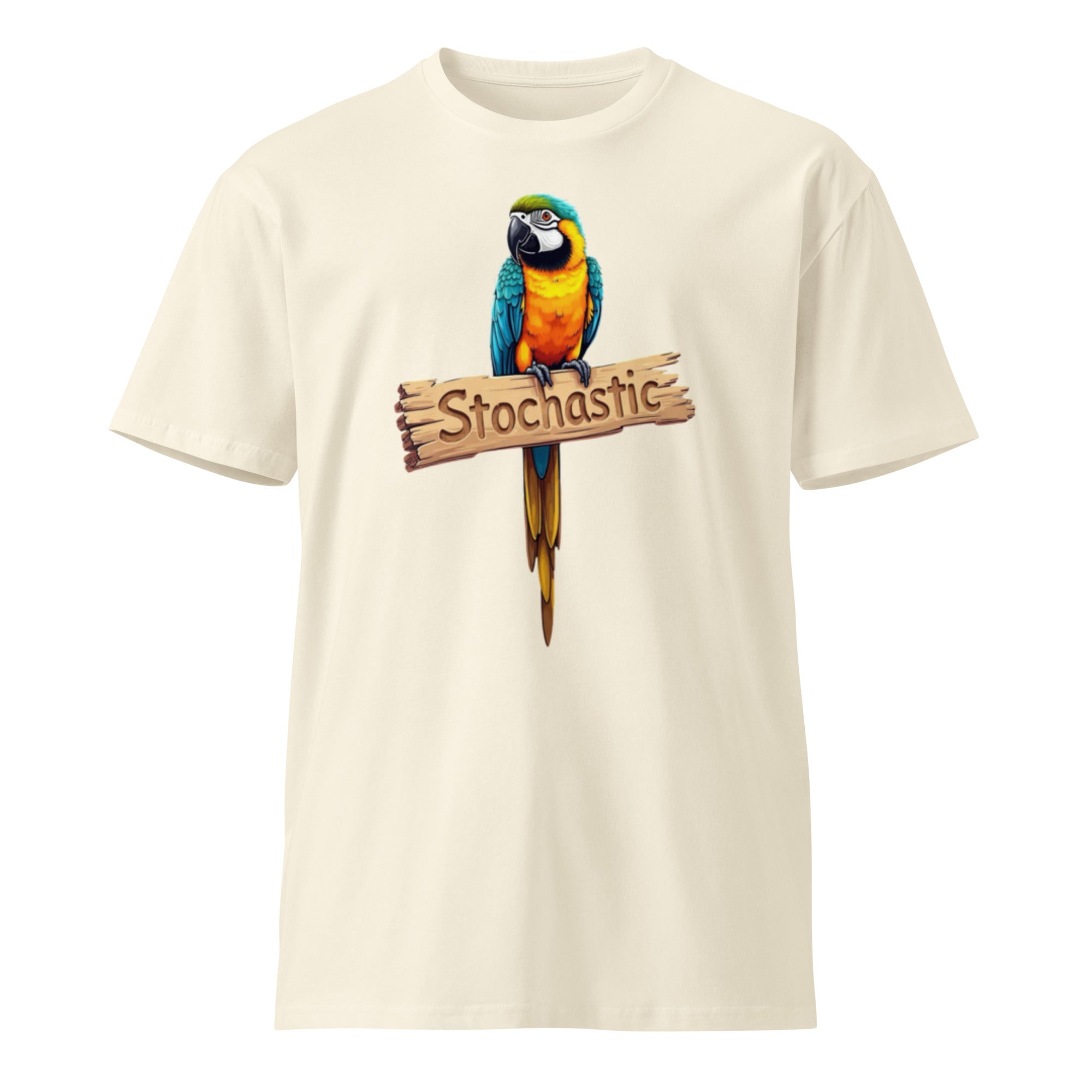 Image of the Stochastic Parrot T-Shirt.