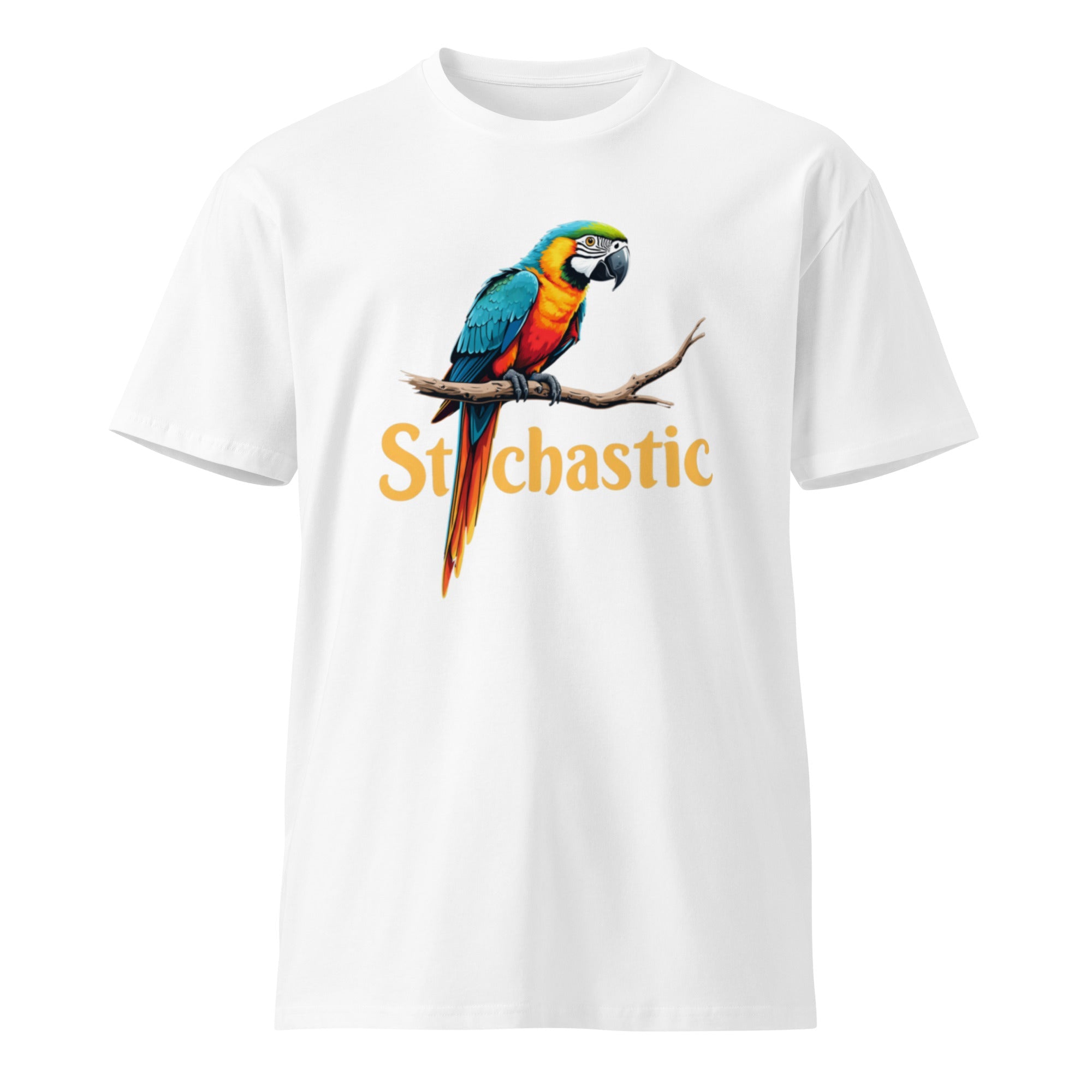 Image of the Stochastic Parrot T-Shirt.