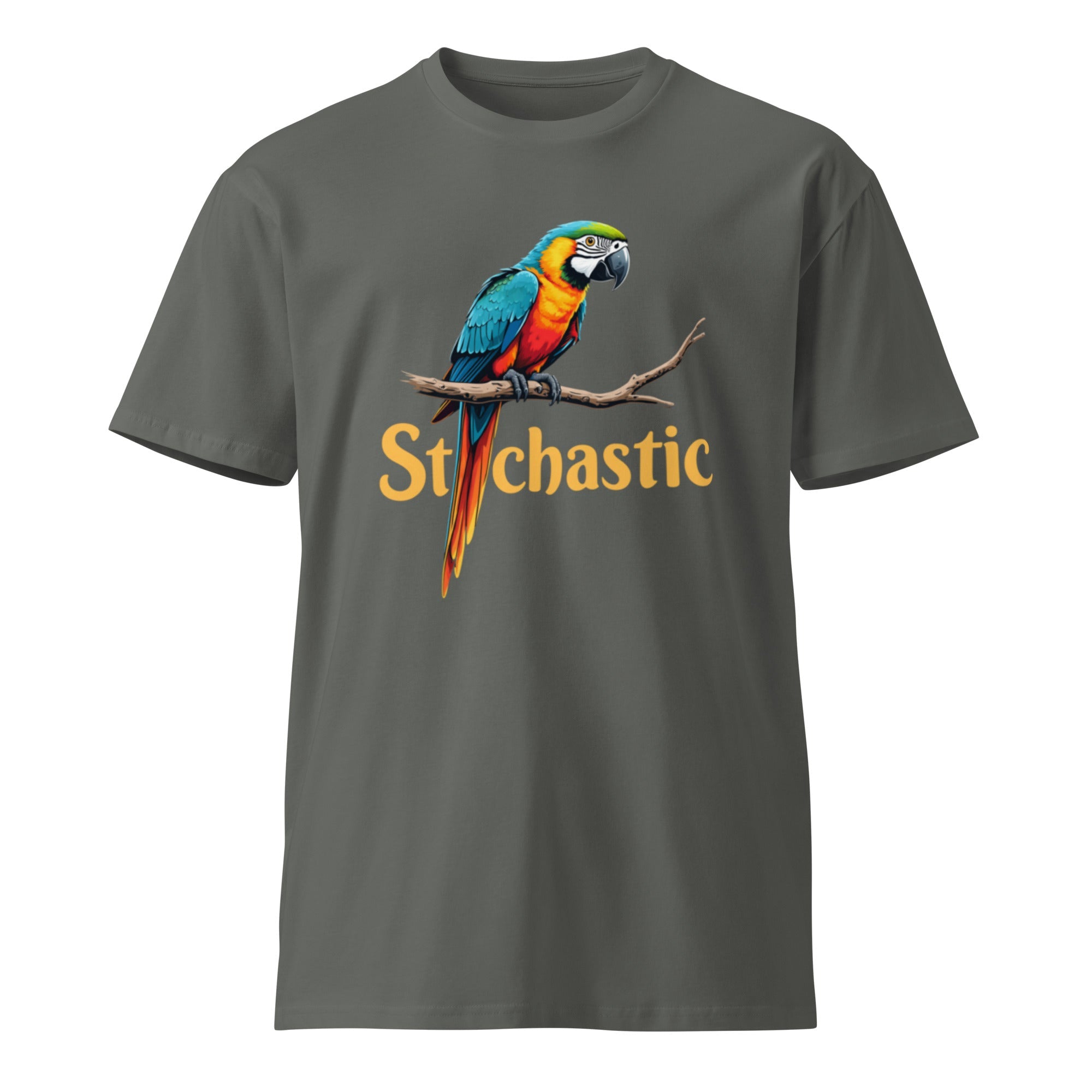 Image of the Stochastic Parrot T-Shirt.
