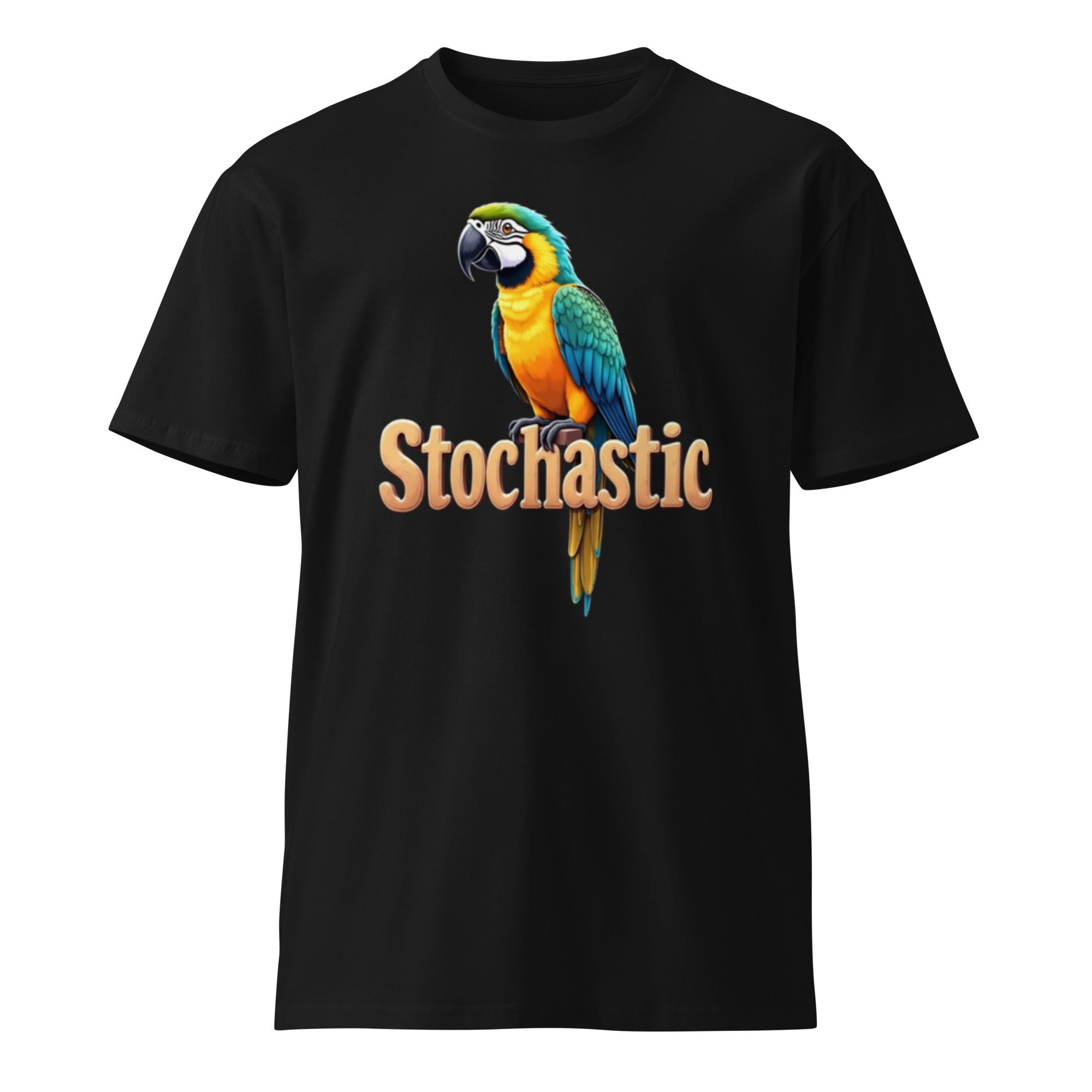Image of the Stochastic Parrot T-Shirt.
