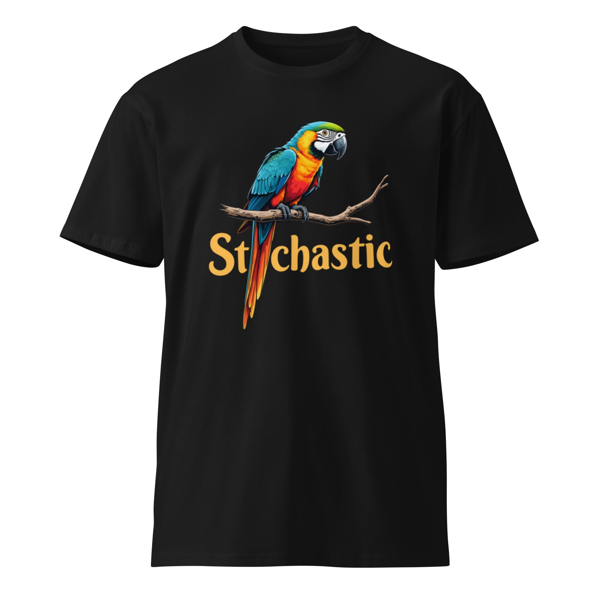Image of the Stochastic Parrot T-Shirt.