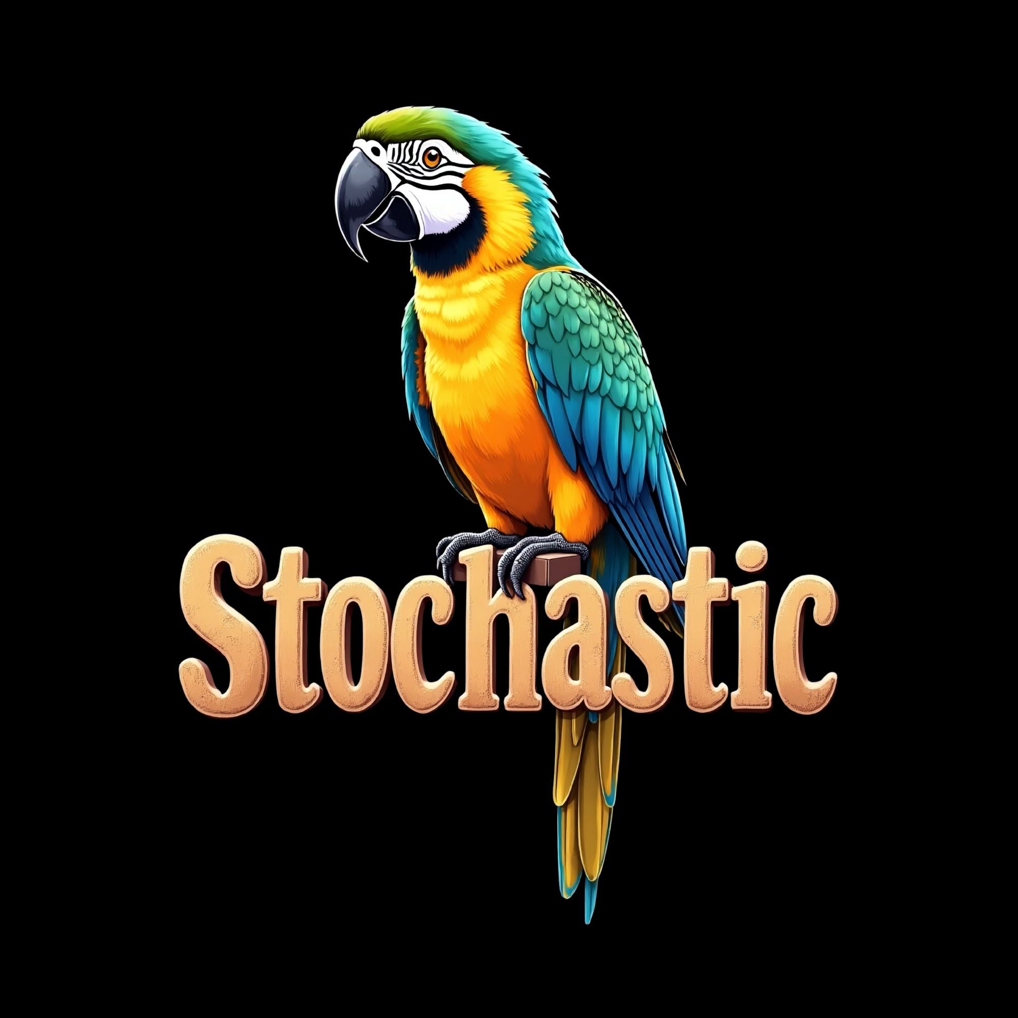 Image of the Stochastic Parrot T-Shirt.