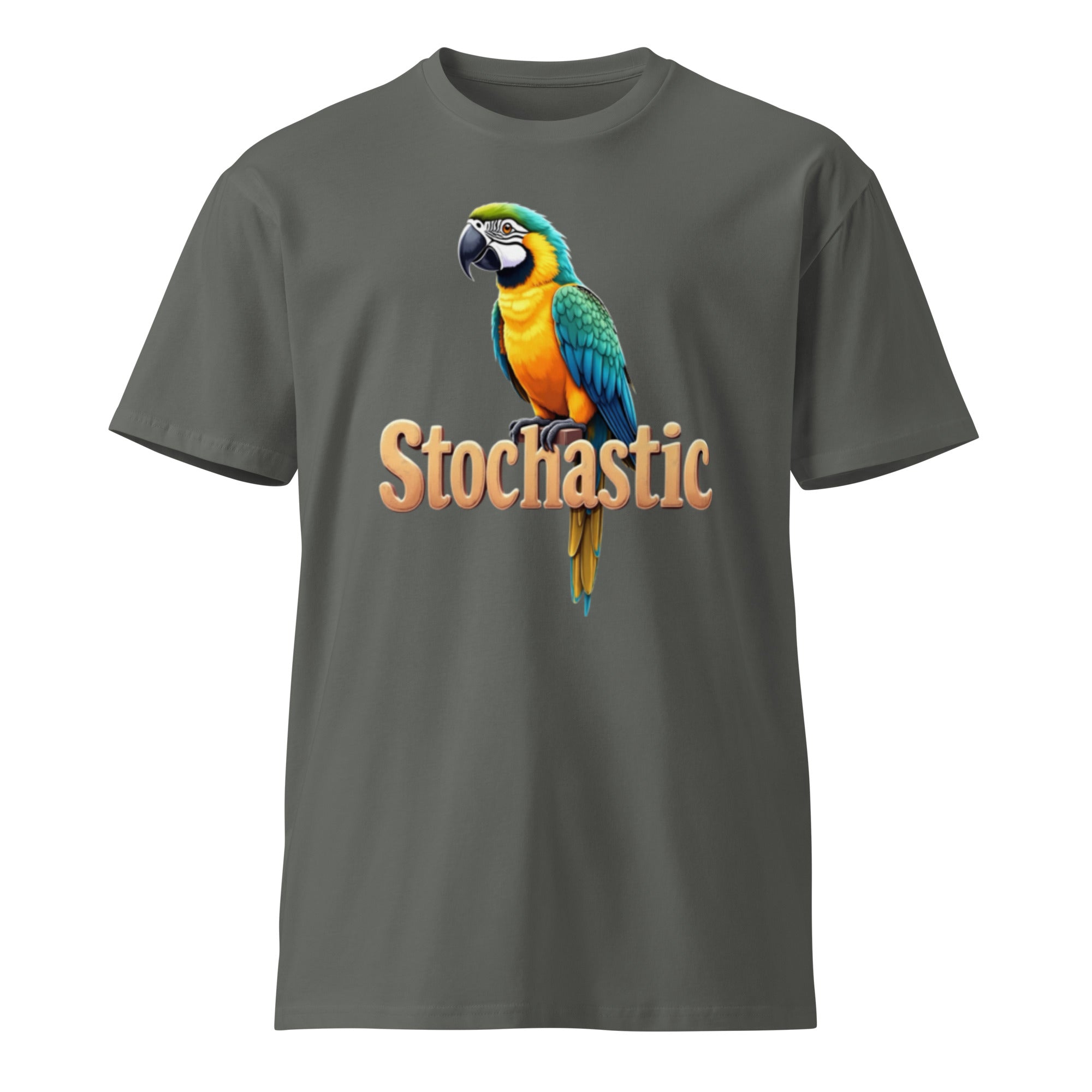 Image of the Stochastic Parrot T-Shirt.