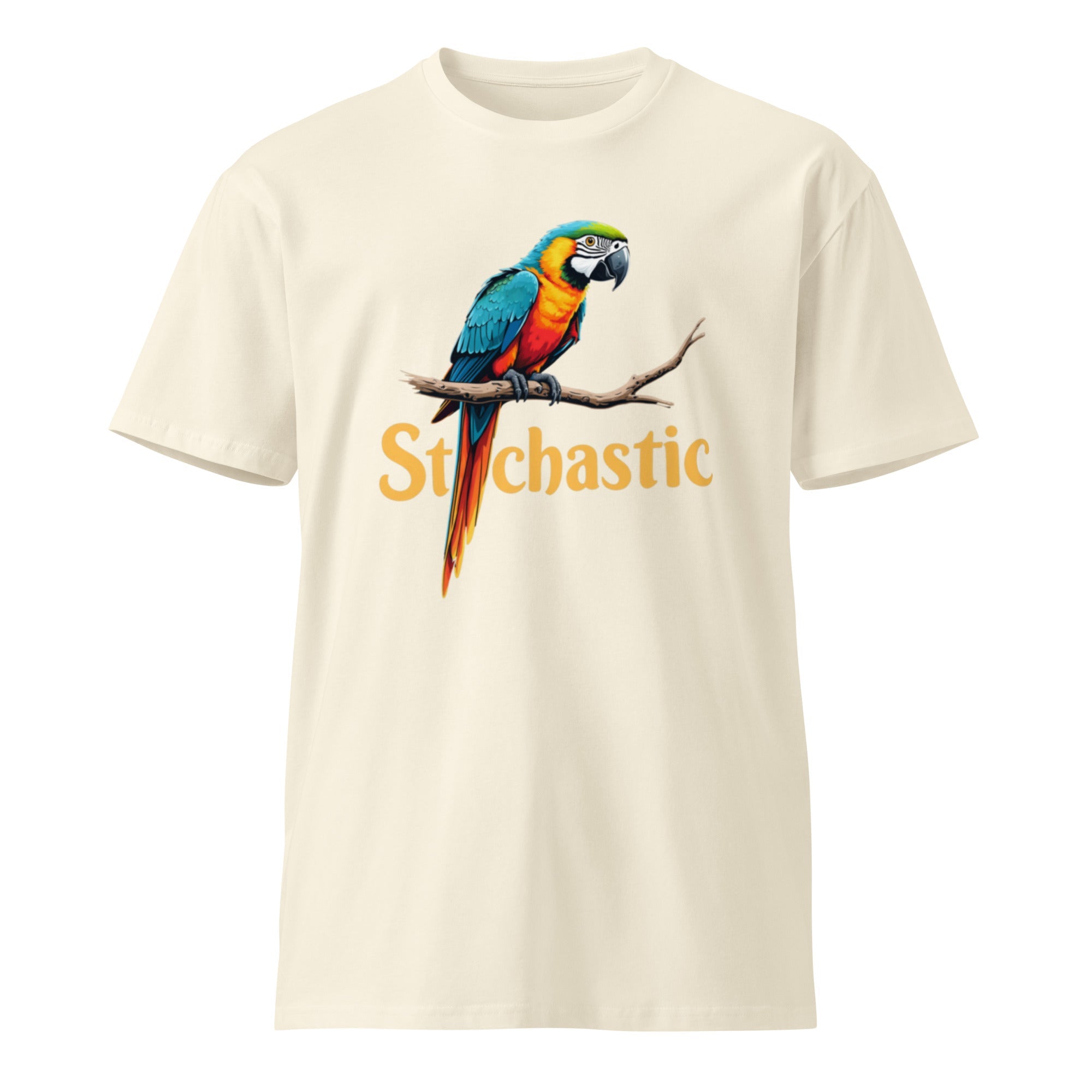 Image of the Stochastic Parrot T-Shirt.